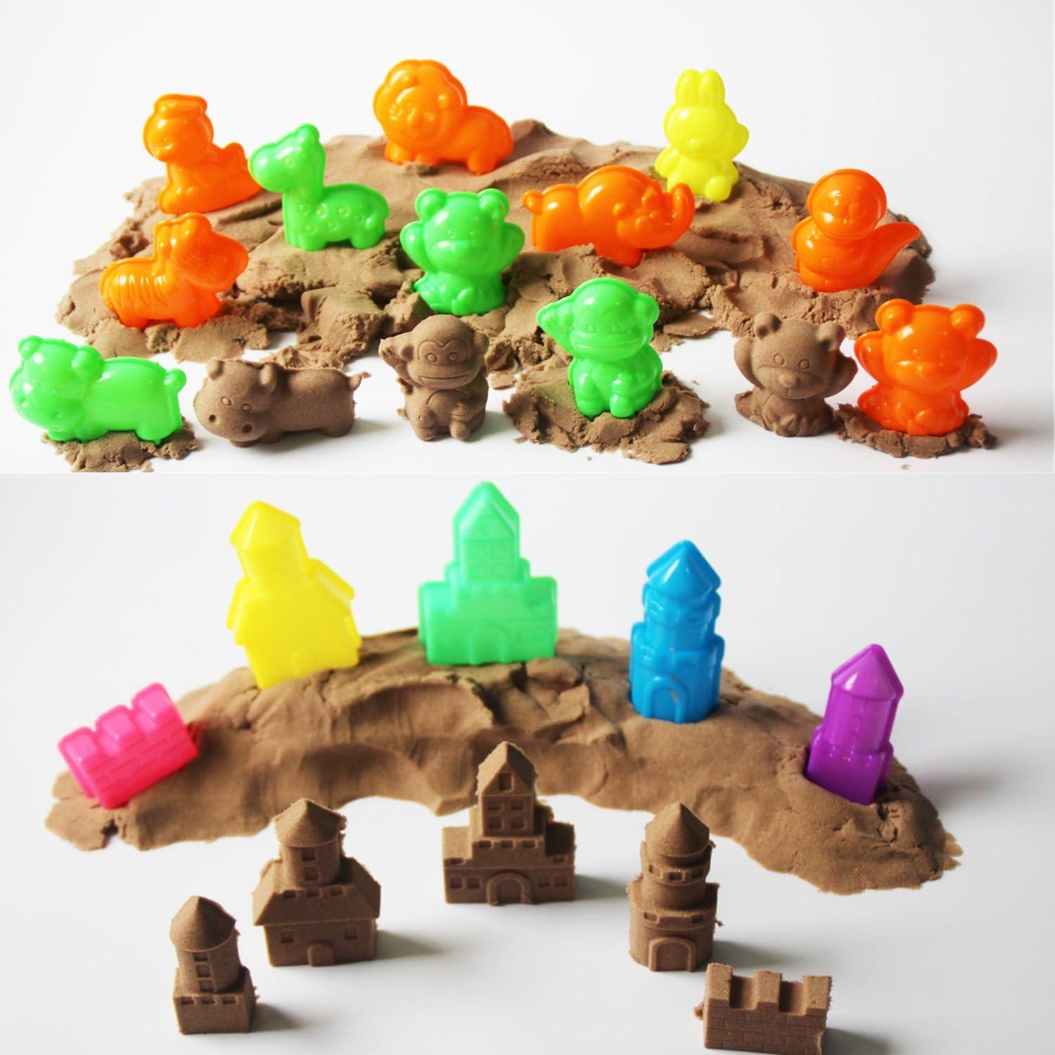 Conjunto de Moldeo de Arena 42pcs Mukool - Multicolor