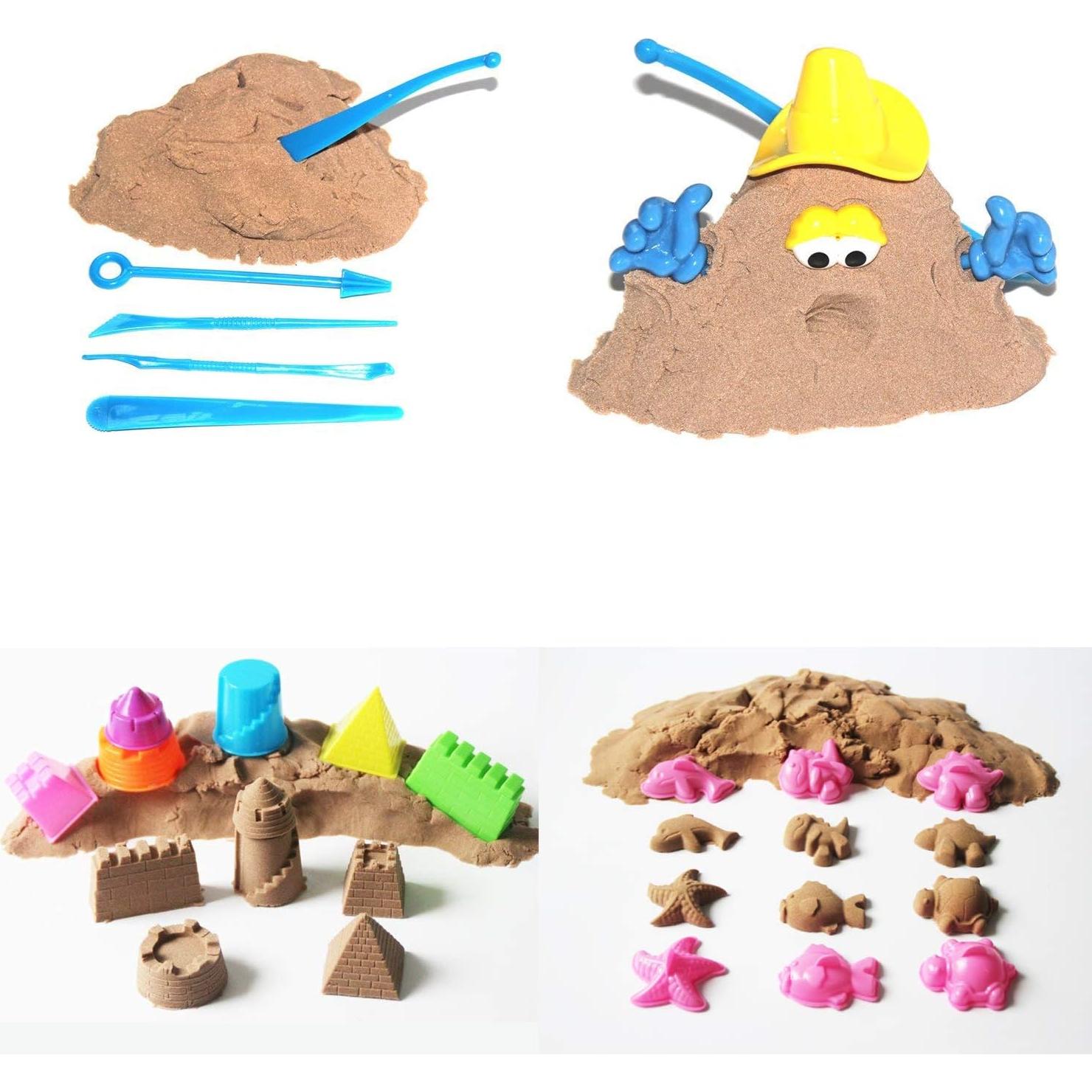 Conjunto de Moldeo de Arena 42pcs Mukool - Multicolor