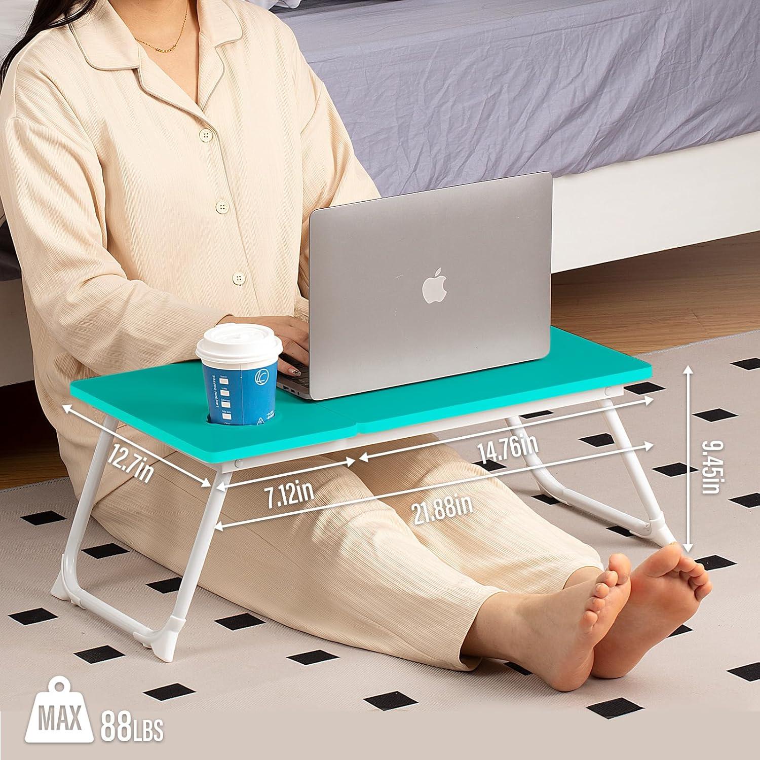 Escritorio Plegable para Laptop BYMECOST Azul 32.3x55.6 cm