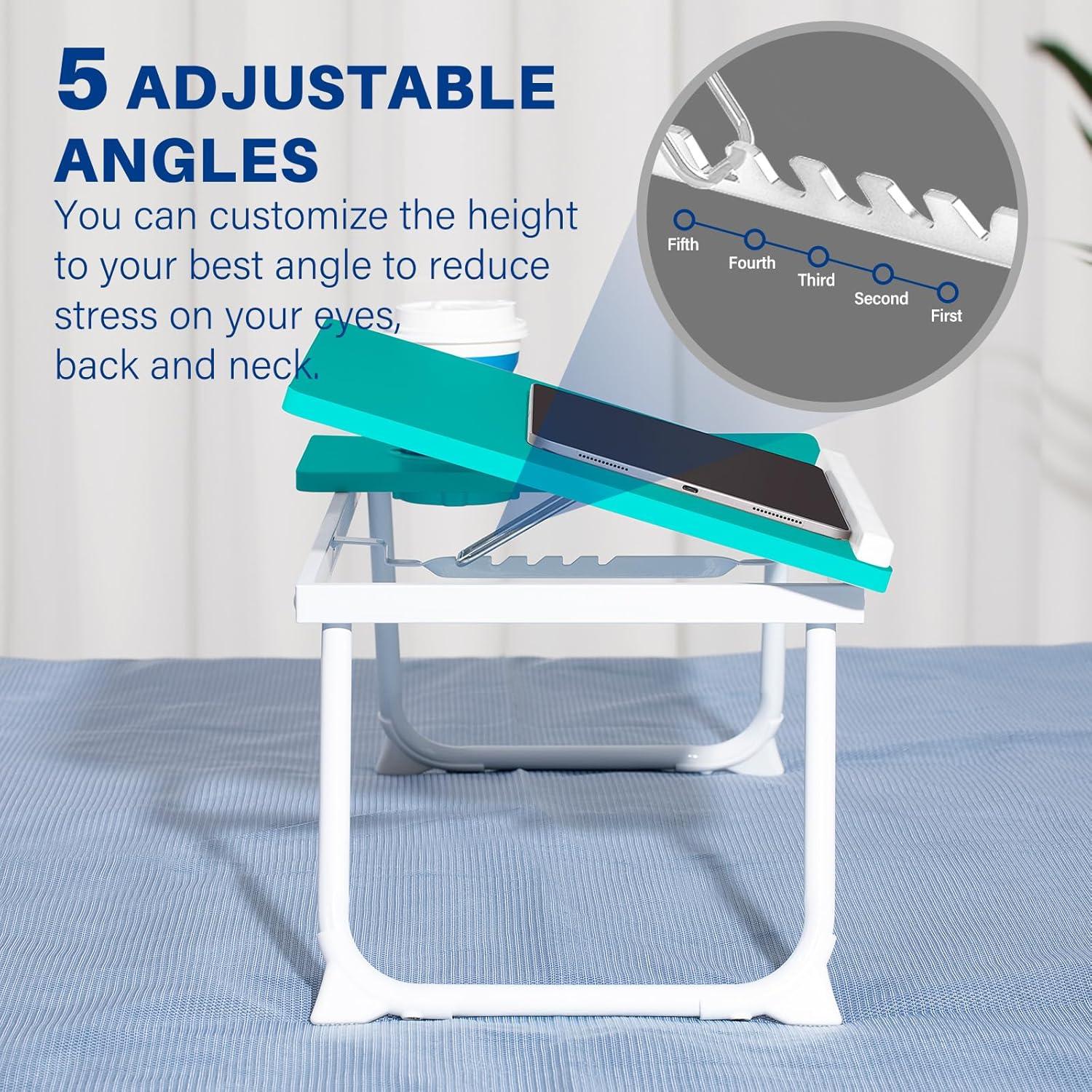 Escritorio Plegable para Laptop BYMECOST Azul 32.3x55.6 cm