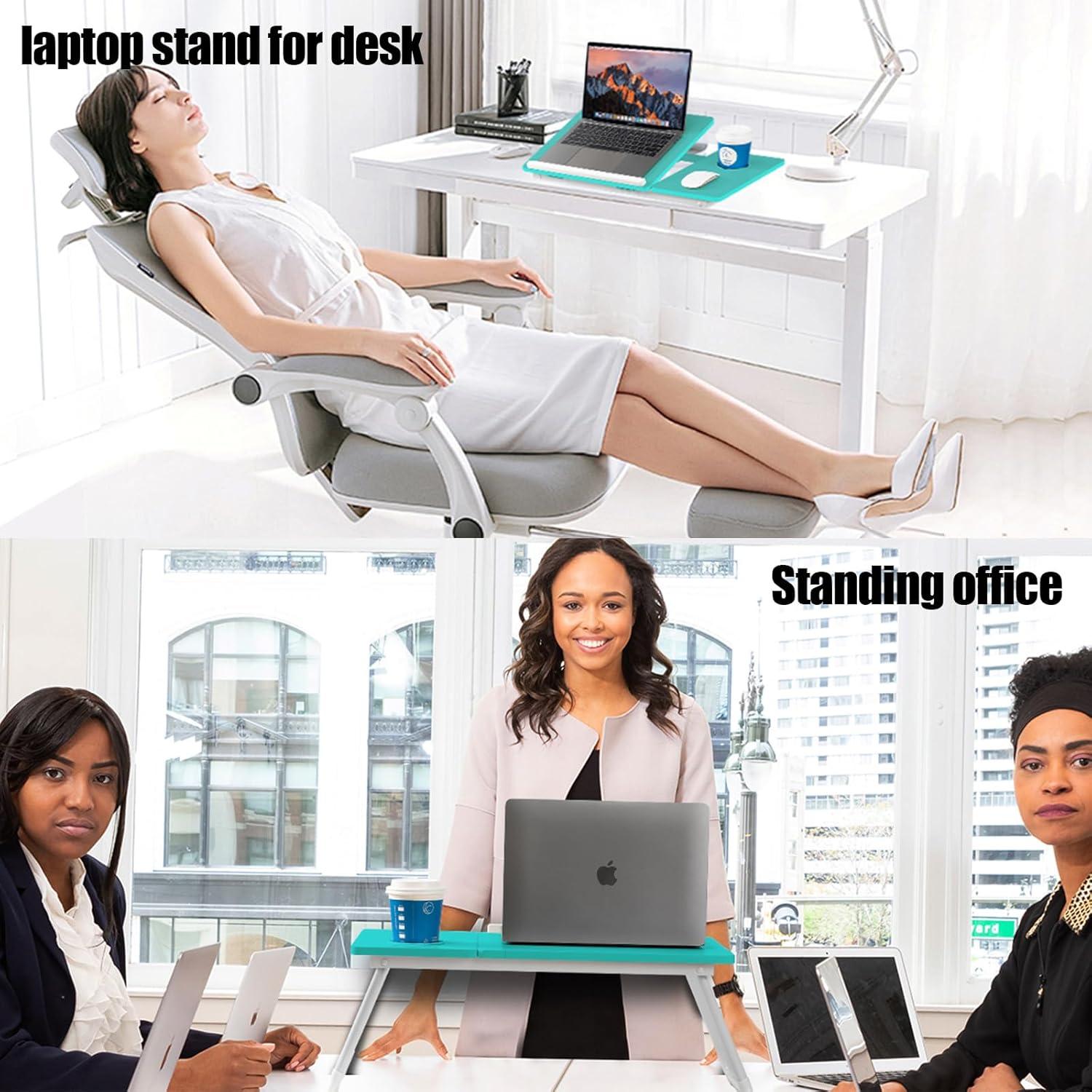 Escritorio Plegable para Laptop BYMECOST Azul 32.3x55.6 cm