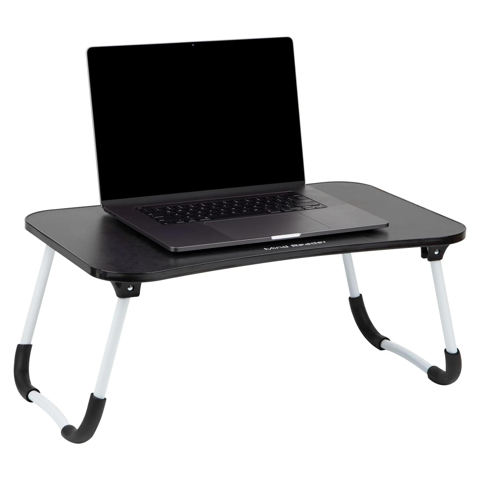 Mesa de Regazo Ajustable Mind Reader 59x34.9 cm Negra