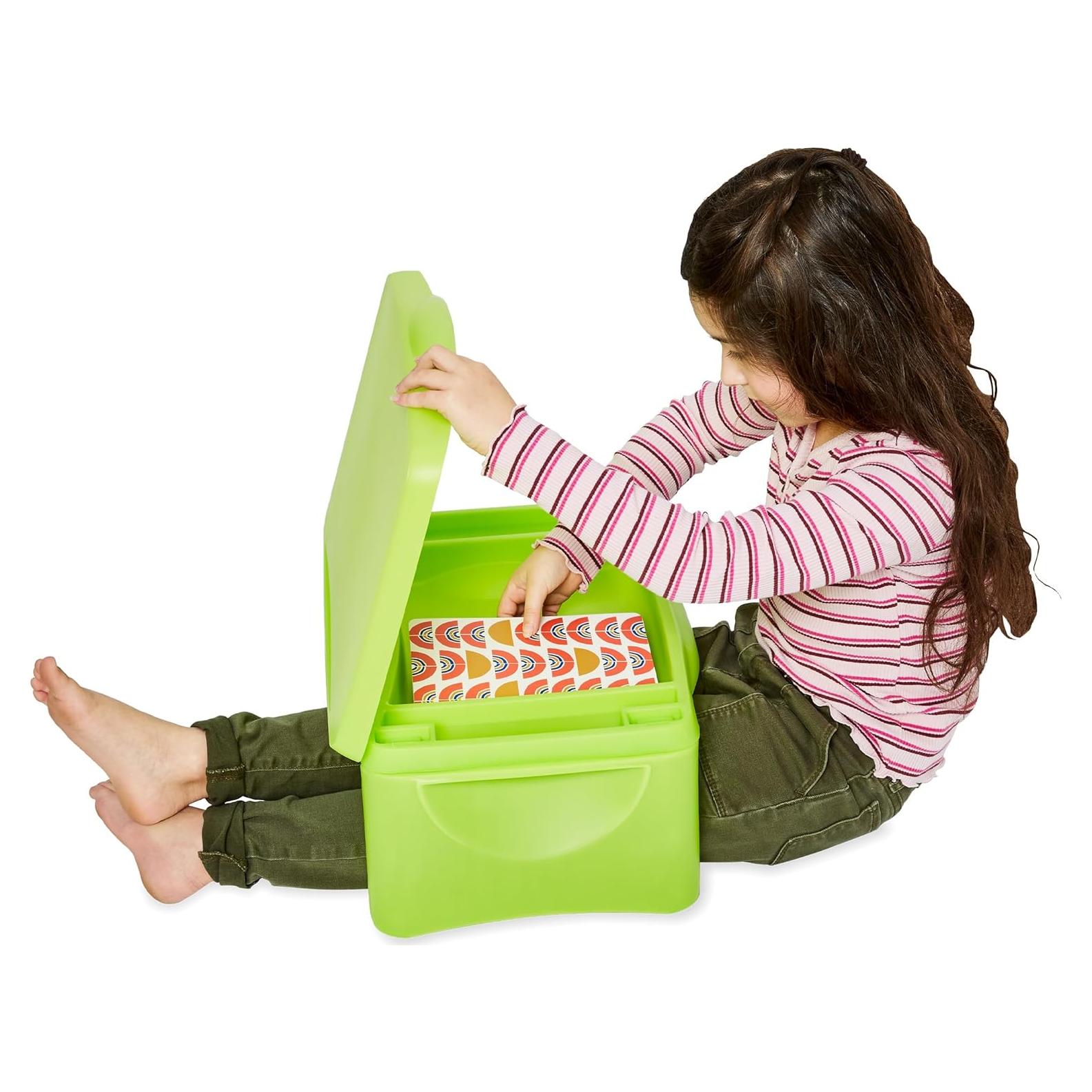 Escritorio Plegable para Niños HearthSong Verde 43.2x30.5cm