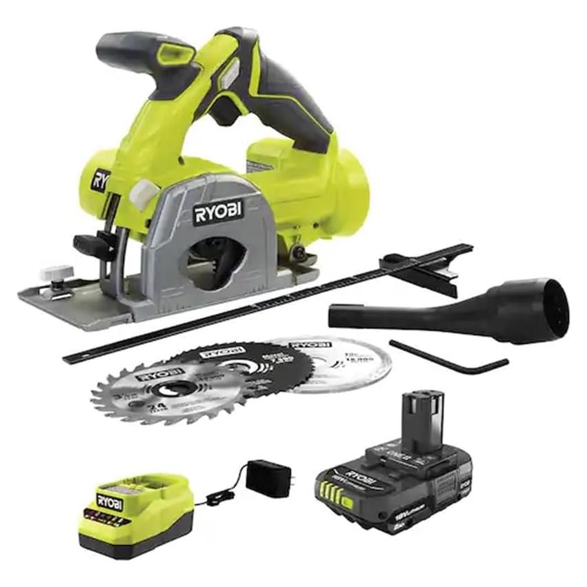 Sierra de inmersión inalámbrica RYOBI ONE+ 18V 3-3/8" con batería