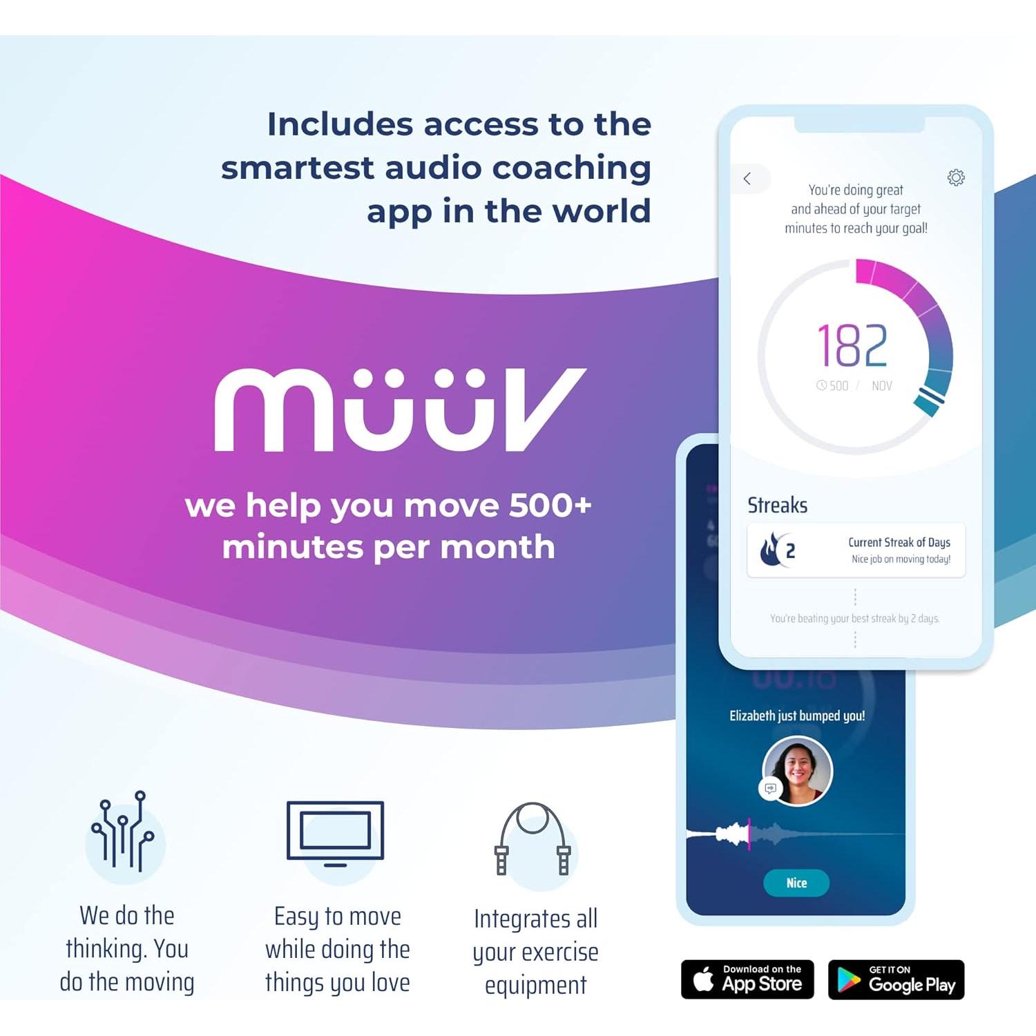 Elíptica Compacta Stamina InMotion E1000 - 10.89 kg - Plata