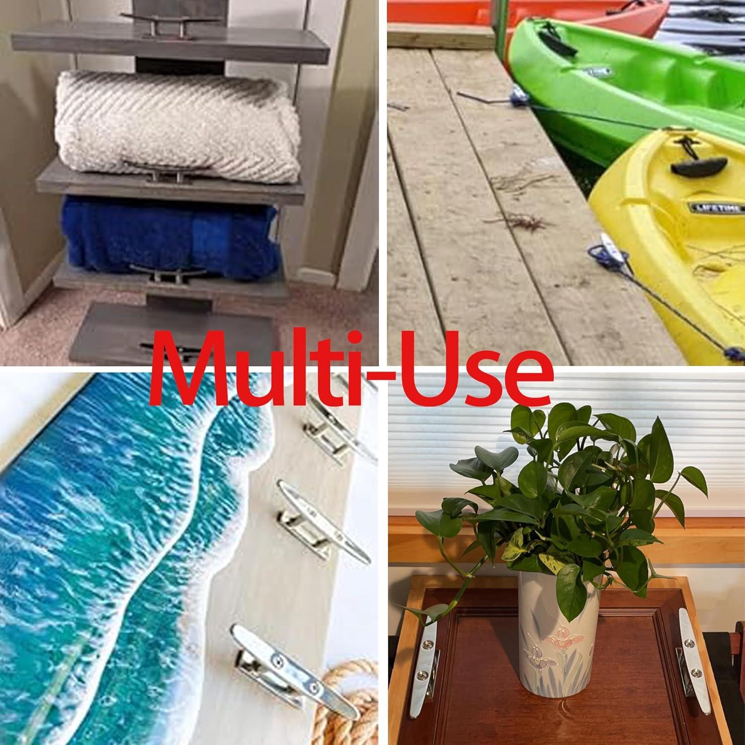 Cabos de Barco MX 10 cm Acero Inoxidable 4 Piezas