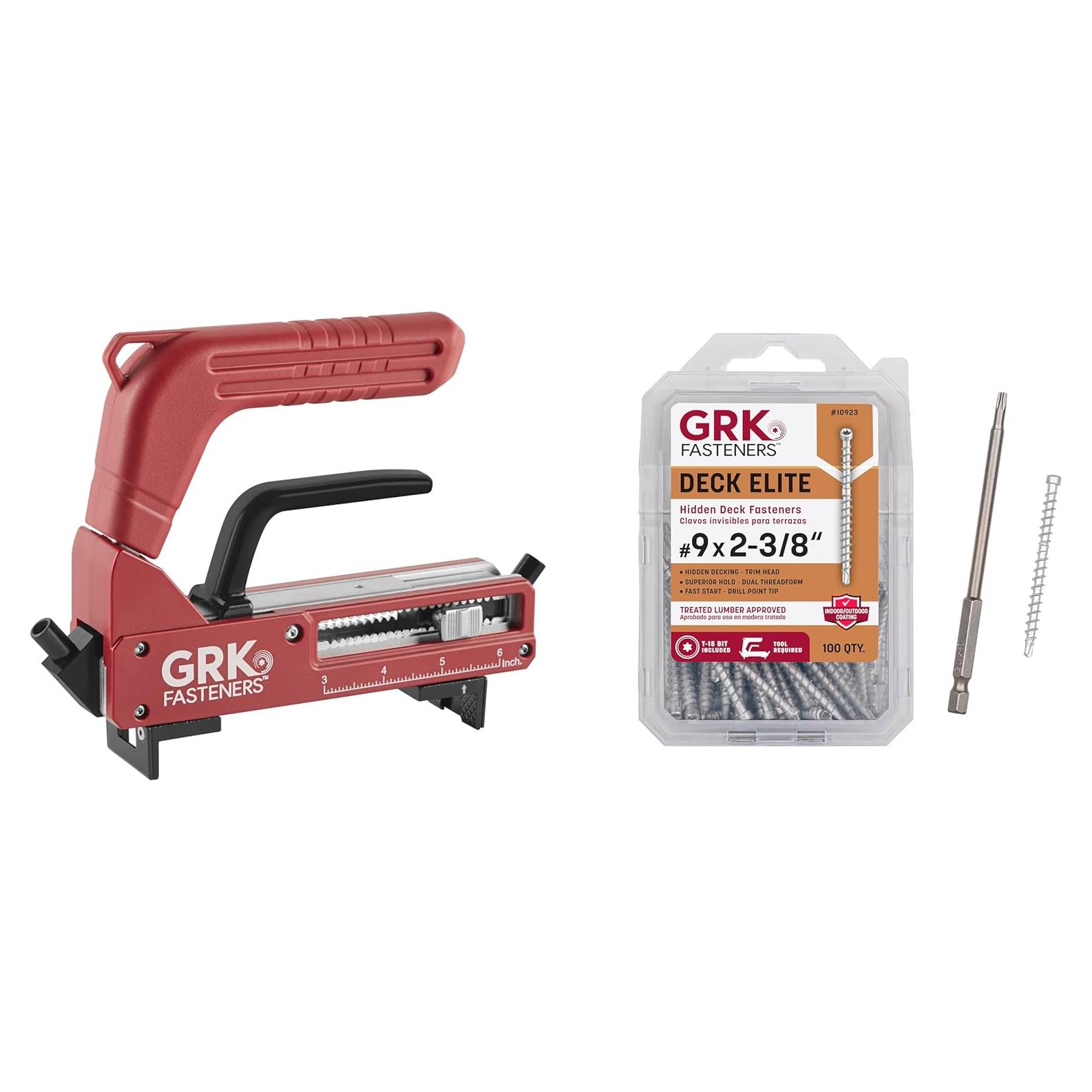 Paquete Herramienta AnglePro 43126 + 100 Tornillos GRK 43127