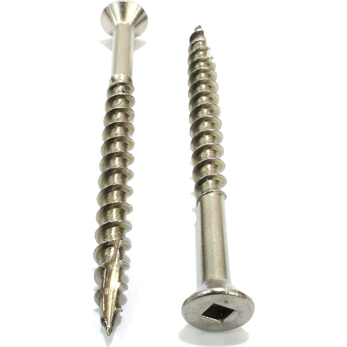 Tornillos de Deck Acero Inoxidable Bolt Dropper #8 100 pcs