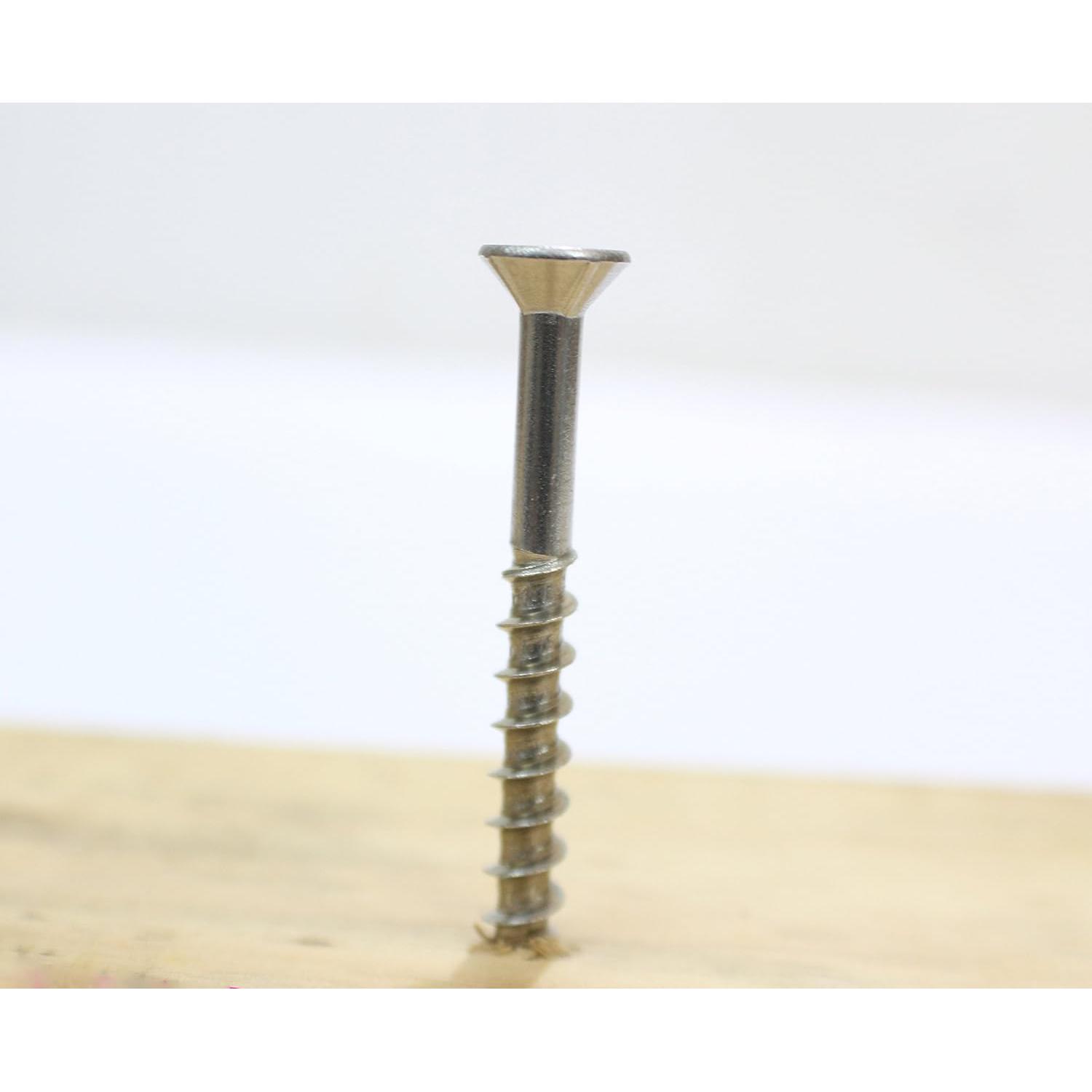 Tornillos de Deck Acero Inoxidable Bolt Dropper #8 100 pcs