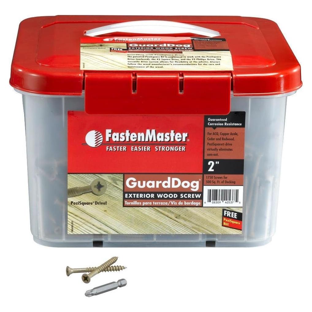 Tornillos para Terraza FastenMaster GuardDog 3" Beige 1750 Piezas