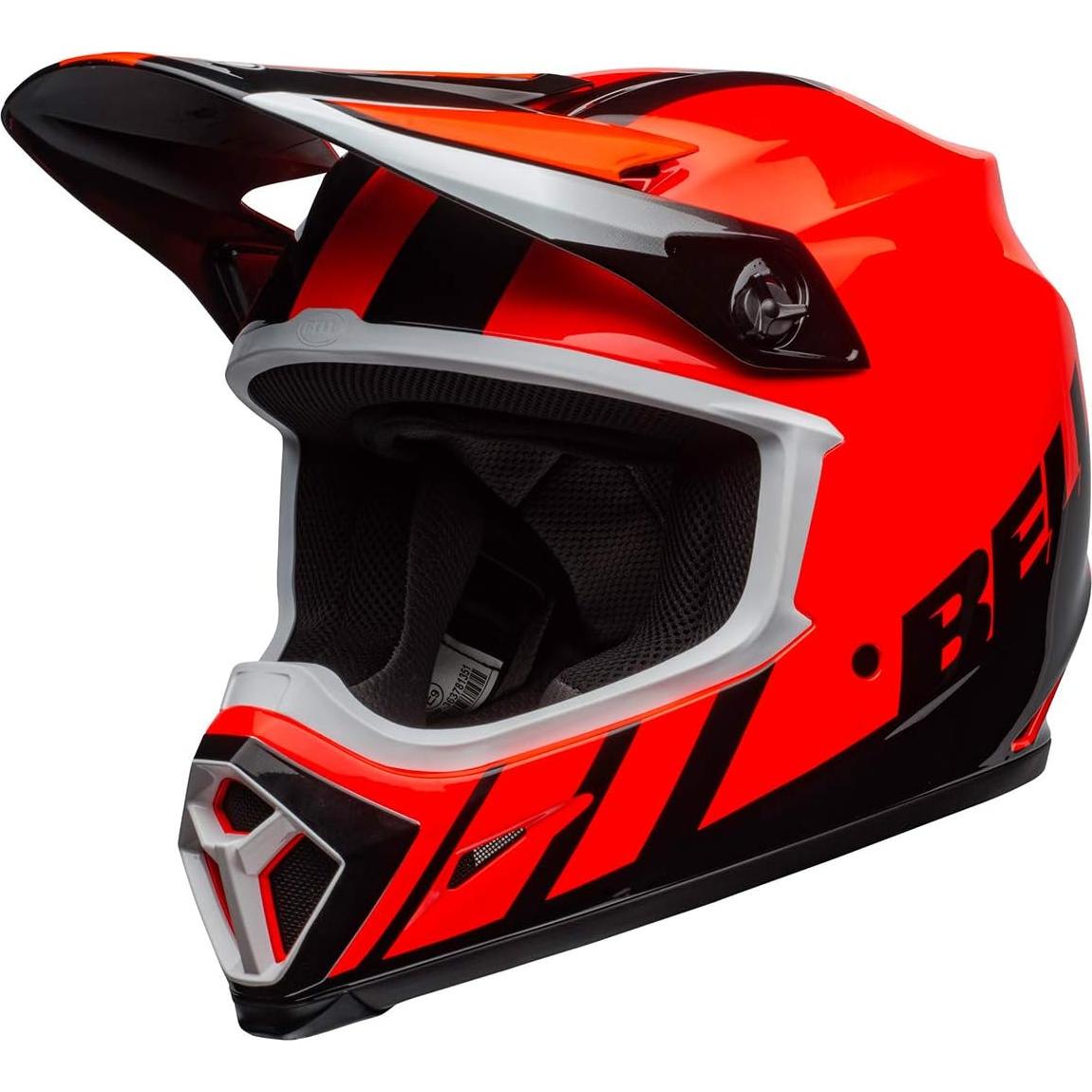 Casco de Motocross BELL MX-9 MIPS Naranja/Negro Mediano
