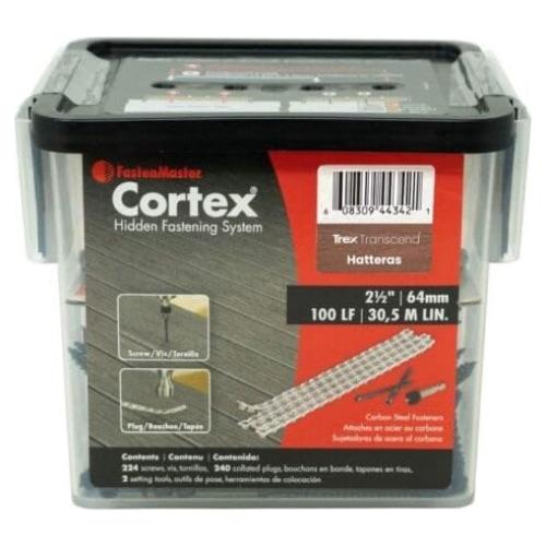 Fijaciones Ocultas Cortex Trex para Decking - 224 Tornillos
