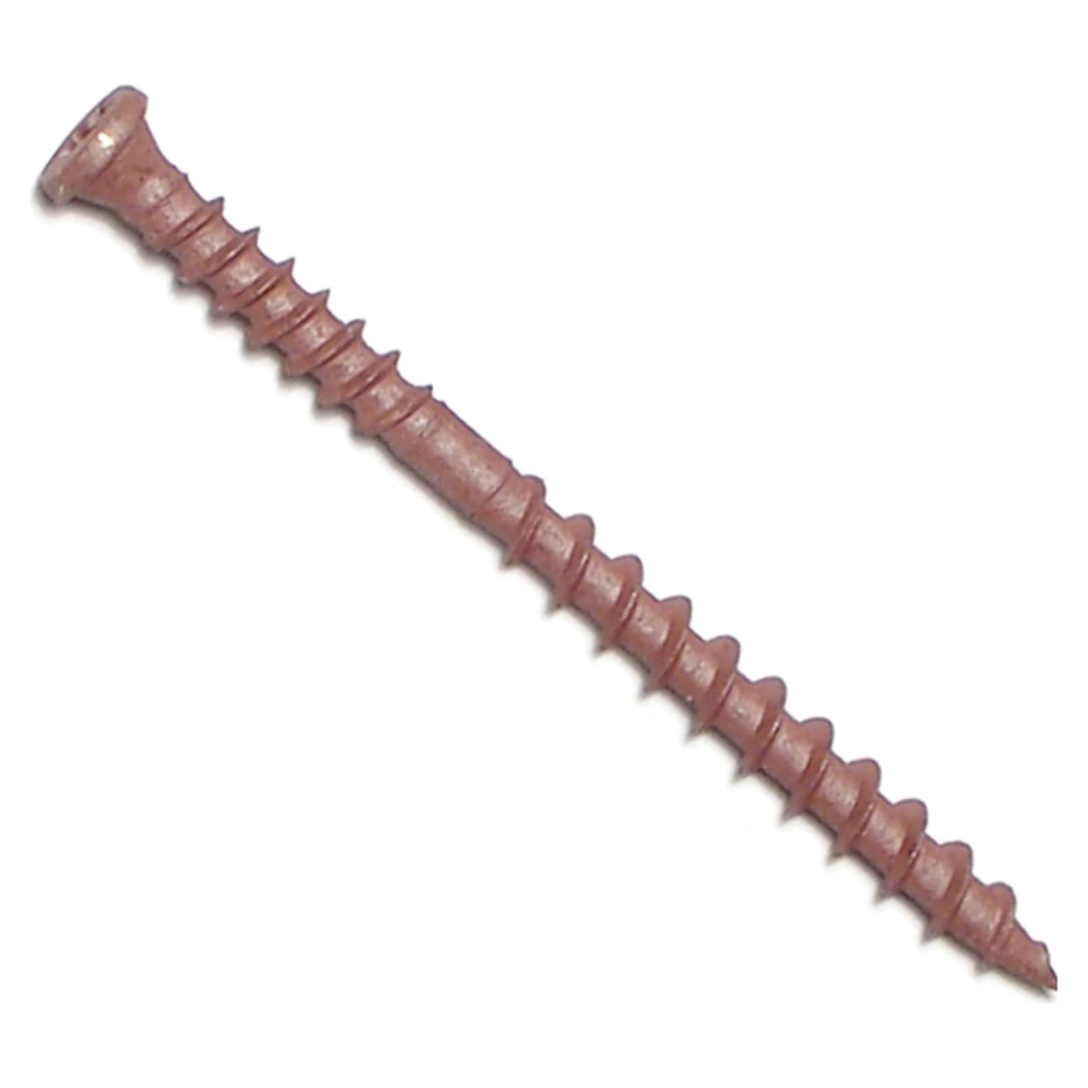 Tornillos para Deck Fastener 10 x 6.35 cm Rojo, 25 Piezas