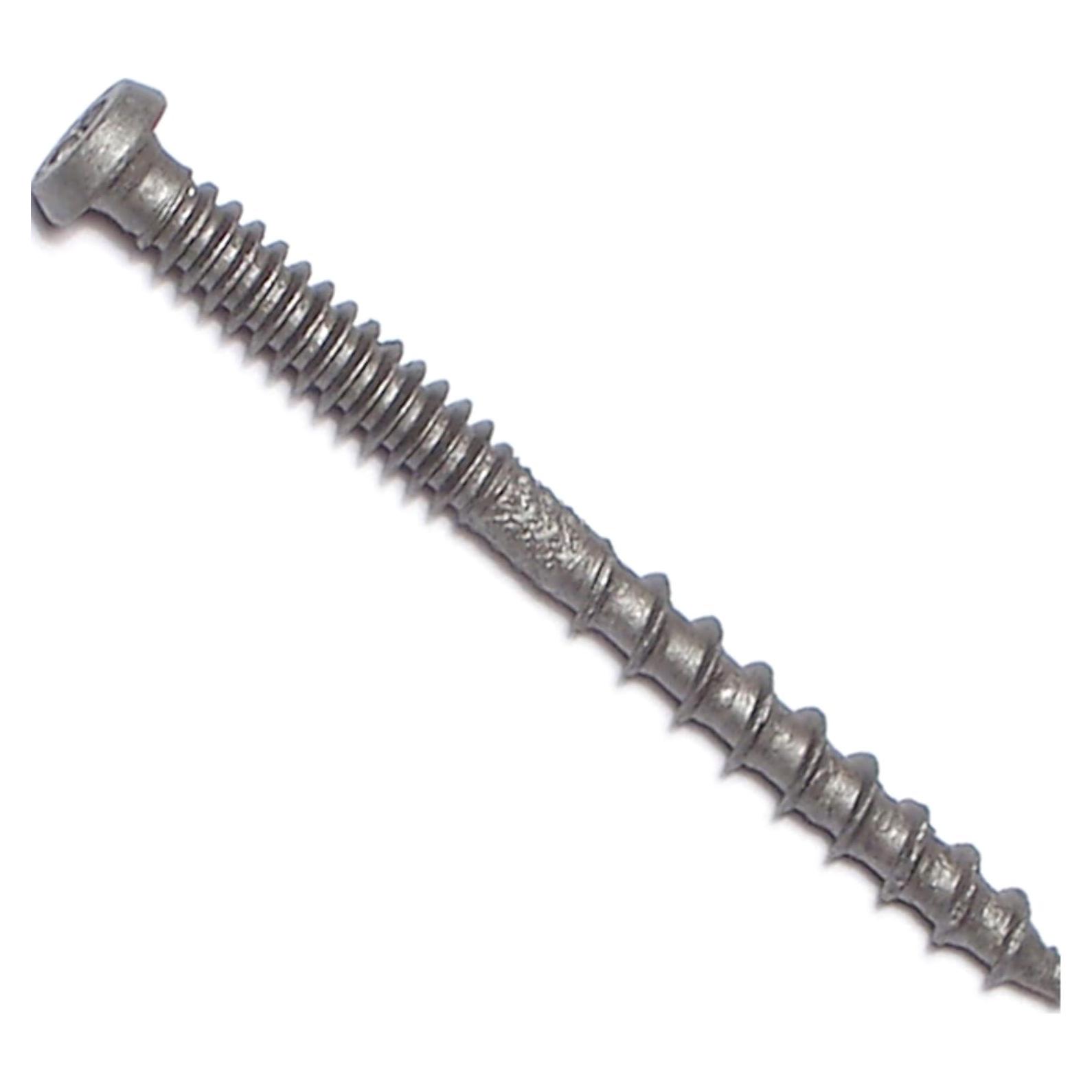 Tornillos para Deck Hard-to-Find Fastener 10 x 63.5 mm Gris - 25 Piezas