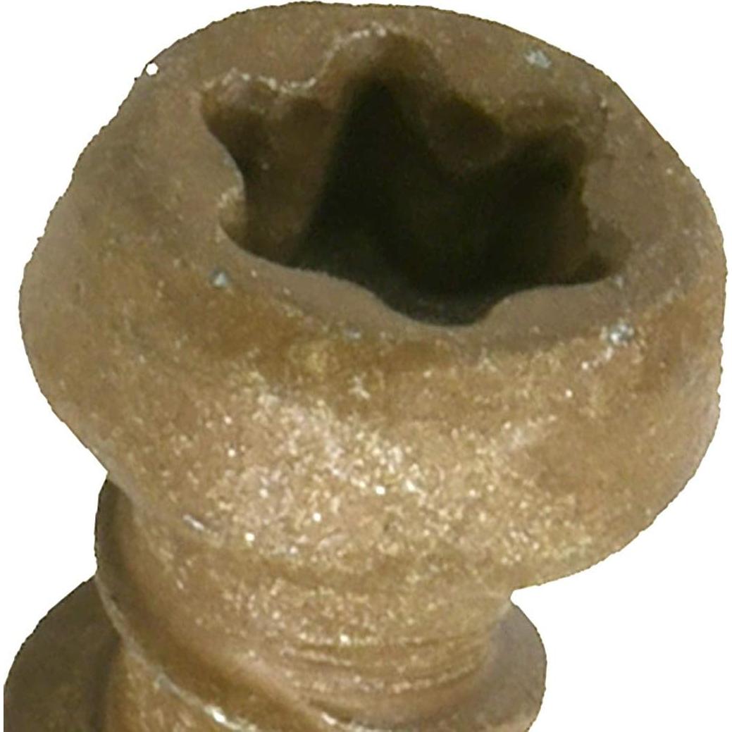 Tornillos para Deck Power Pro 48445 Cerámicos Marrón 75 Pzas