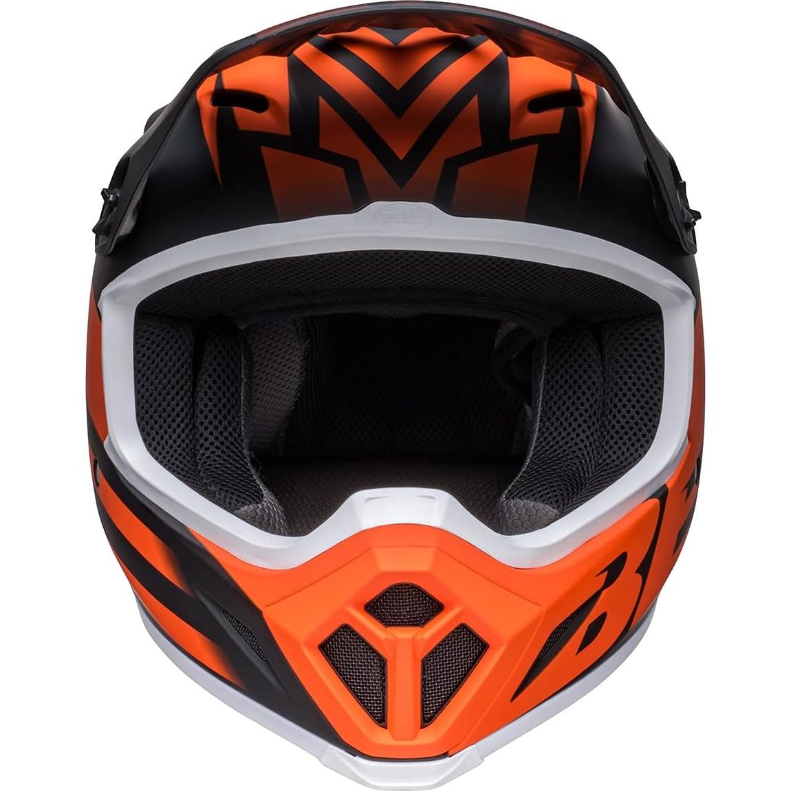 Casco de Motocross BELL MX-9 MIPS Grande Negro Naranja