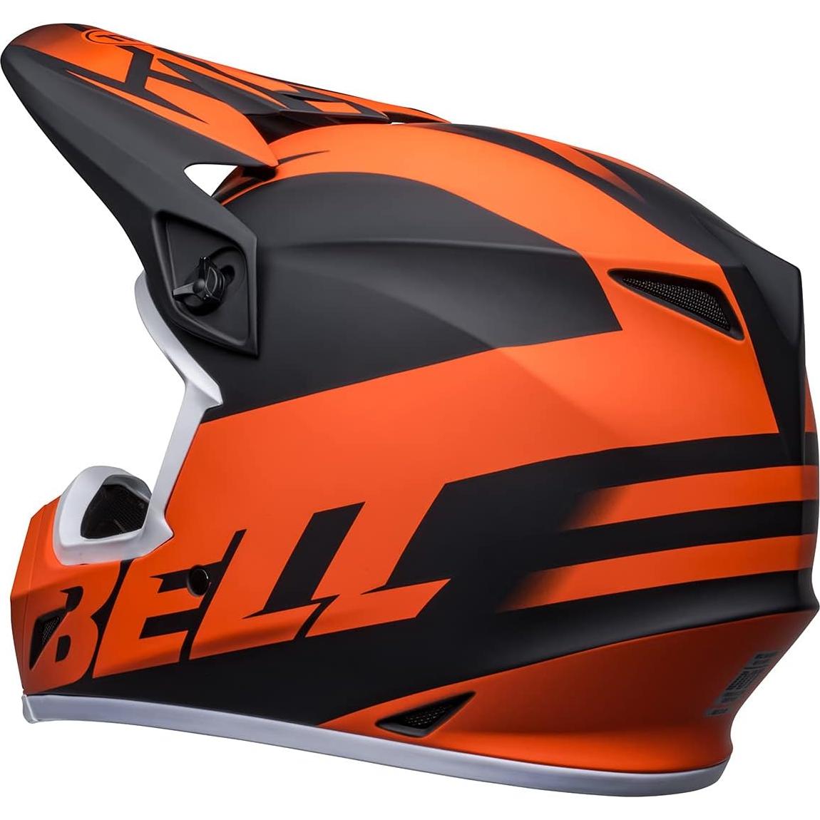 Casco de Motocross BELL MX-9 MIPS Grande Negro Naranja