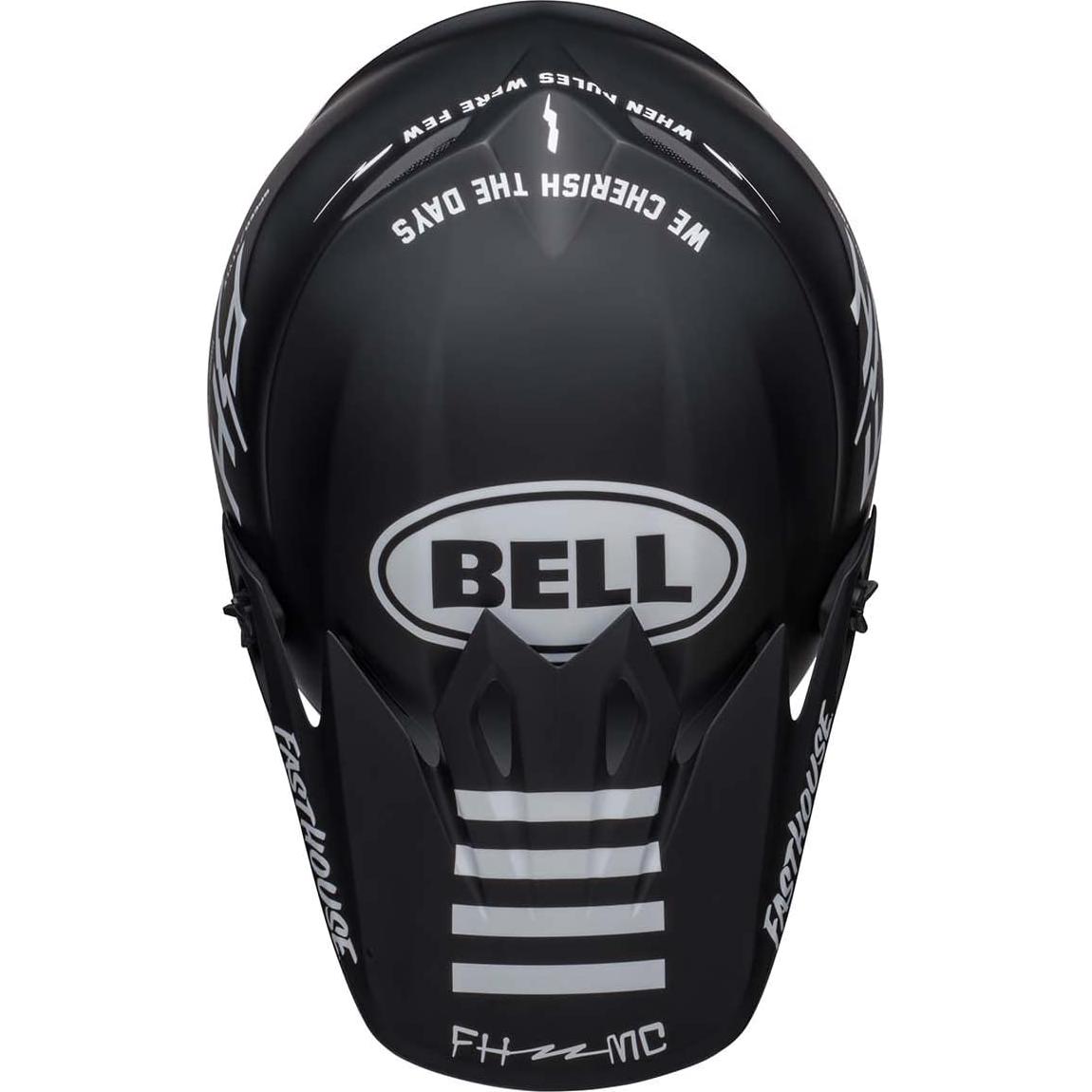 Casco de Motocross BELL MX-9 MIPS XX-Large Negro/Blanco