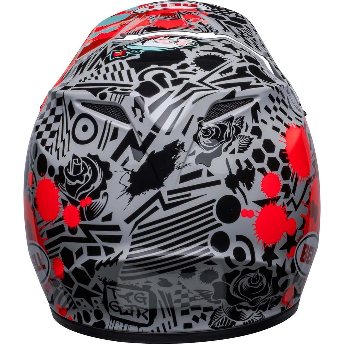 Casco de Motocross BELL MX-9 MIPS Rojo Brillante Grande