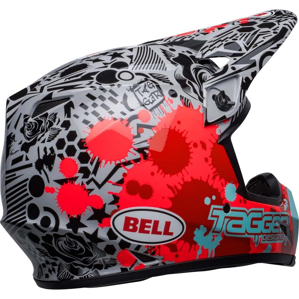 Casco de Motocross BELL MX-9 MIPS Rojo Brillante Grande