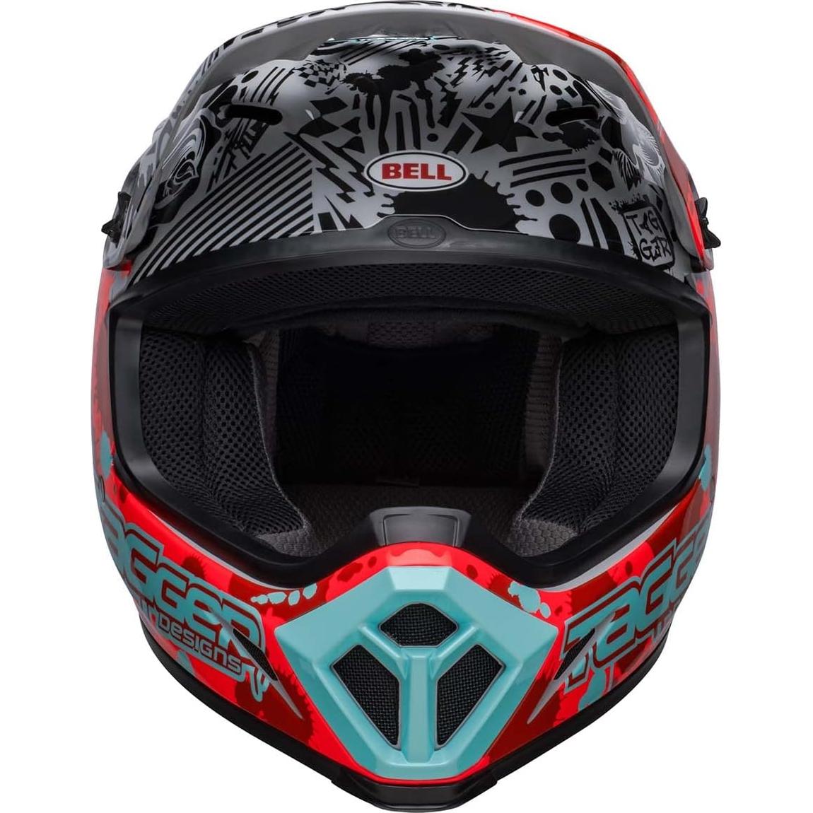 Casco de Motocross BELL MX-9 MIPS Rojo Brillante Grande