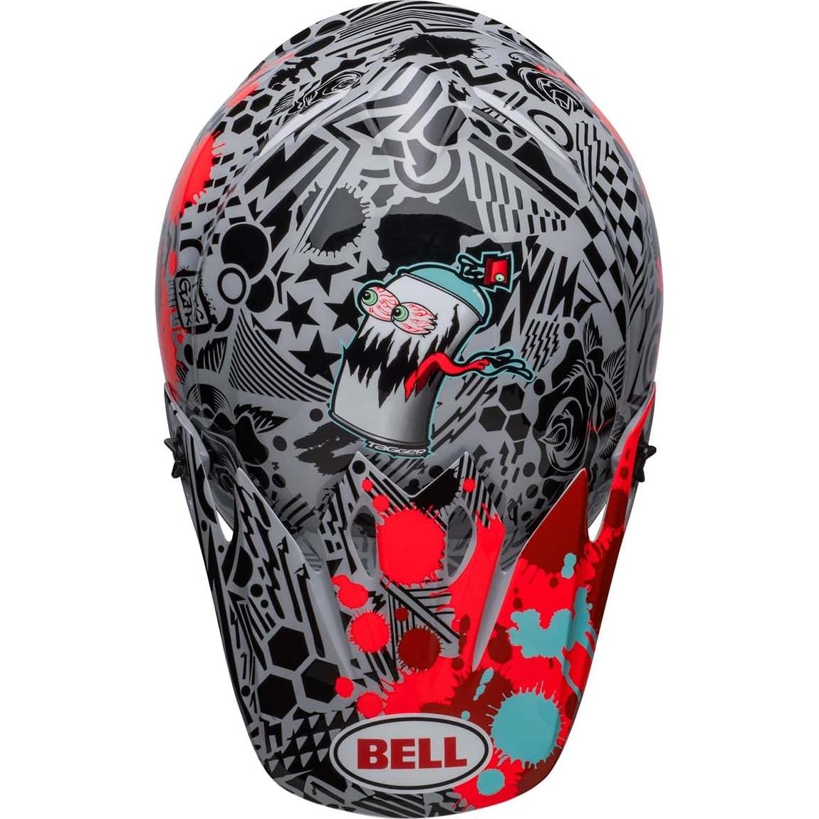 Casco de Motocross BELL MX-9 MIPS Rojo Brillante Grande