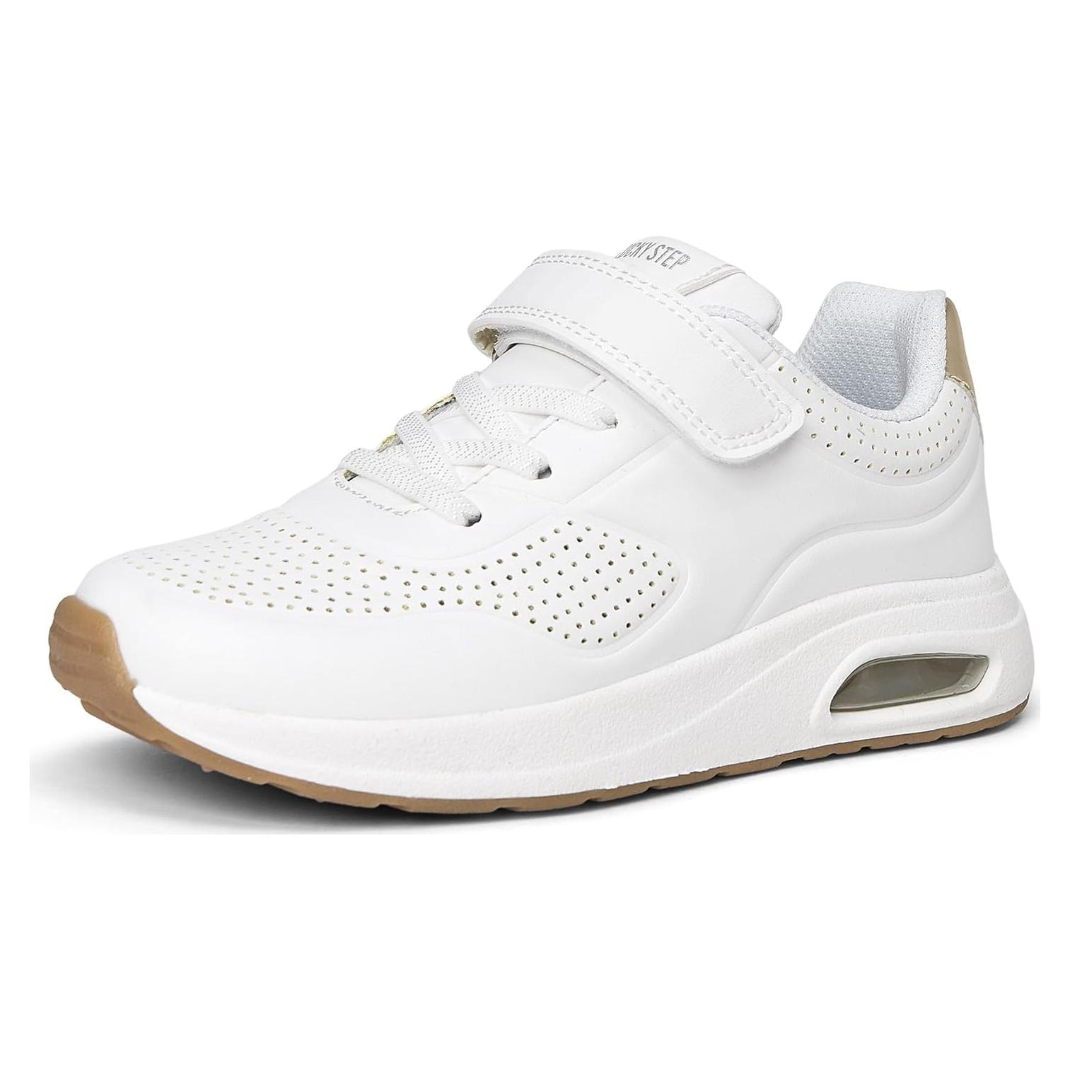 Zapatillas de Correr Lucky Step para Niños 10 Pequeño Blancas