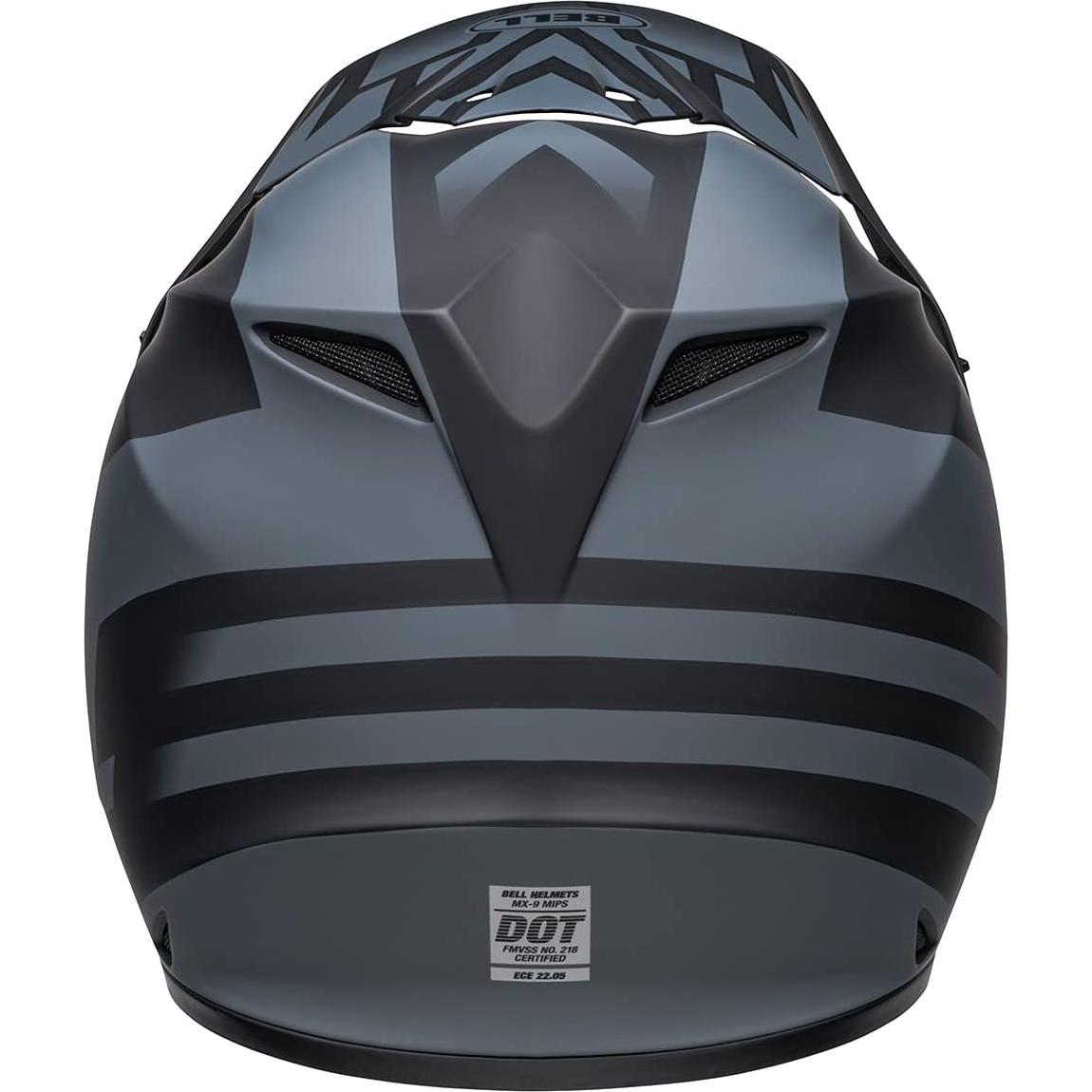 Casco de Motocross BELL MX-9 MIPS Talla X-Large Negro