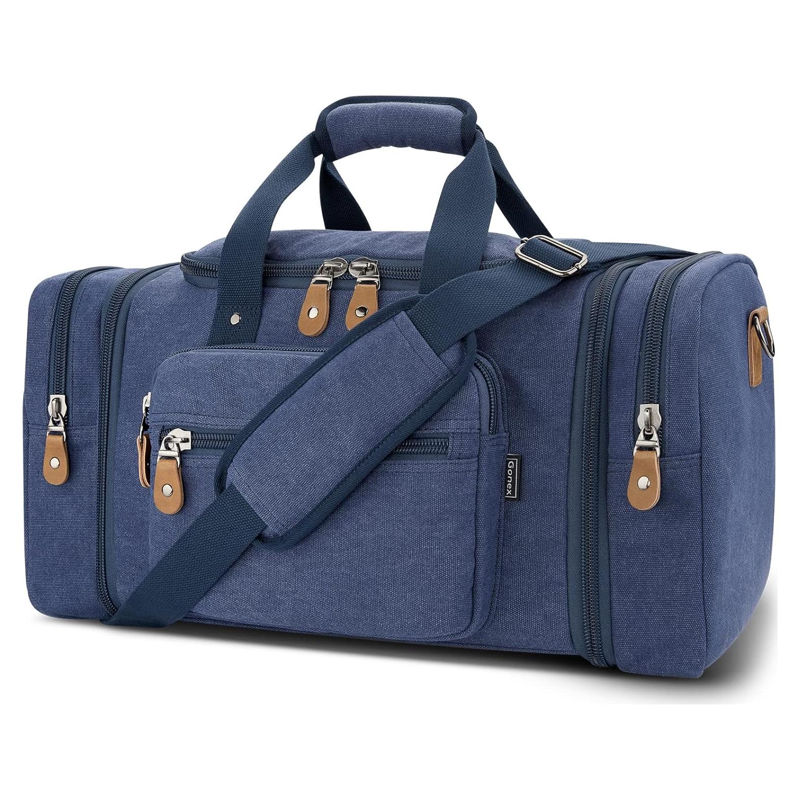 Bolsa de Viaje Expandible Gonex 50L Lona Resistente al Agua