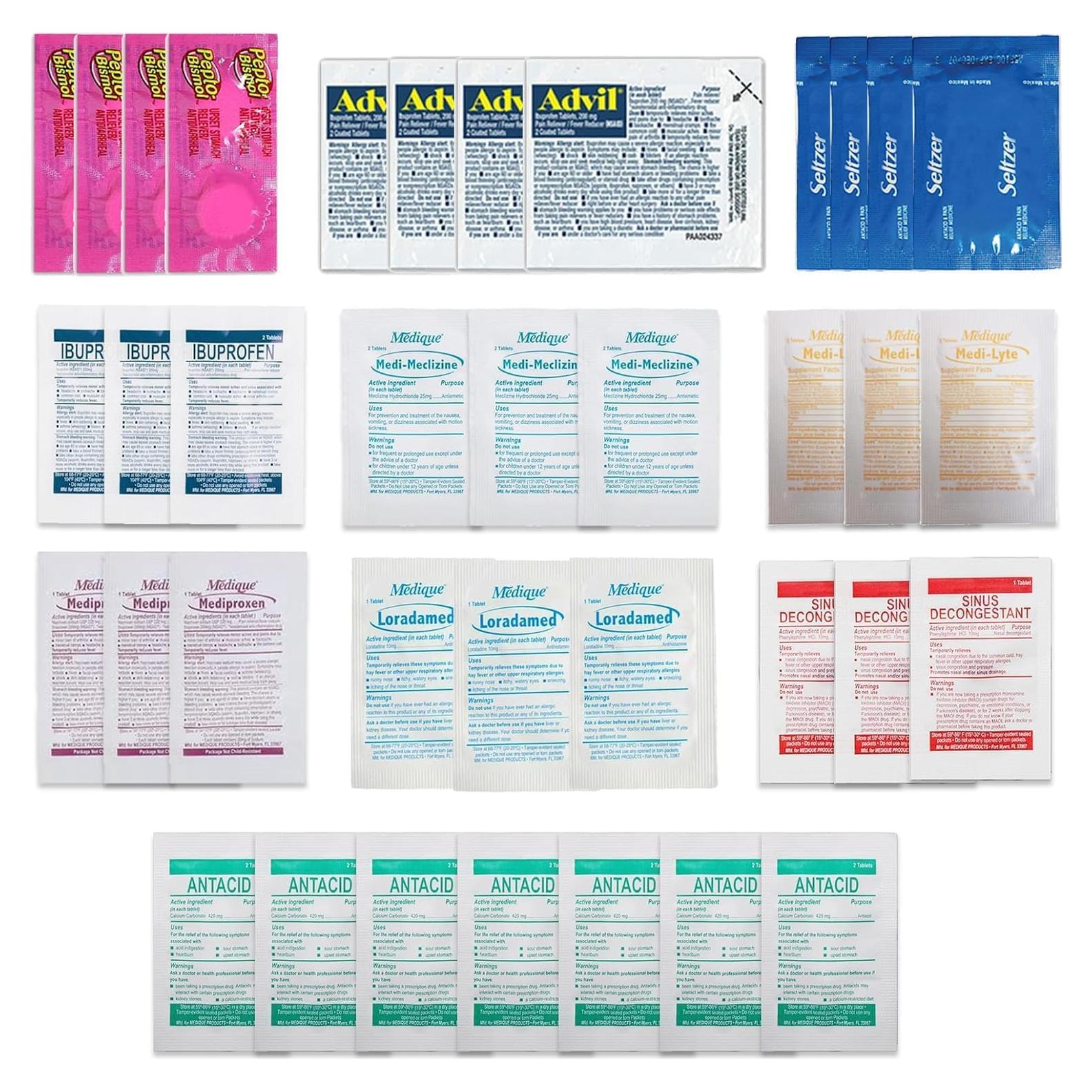 Kit de Medicamentos Esenciales para Viajes Real Vitamins - 2 Paquetes