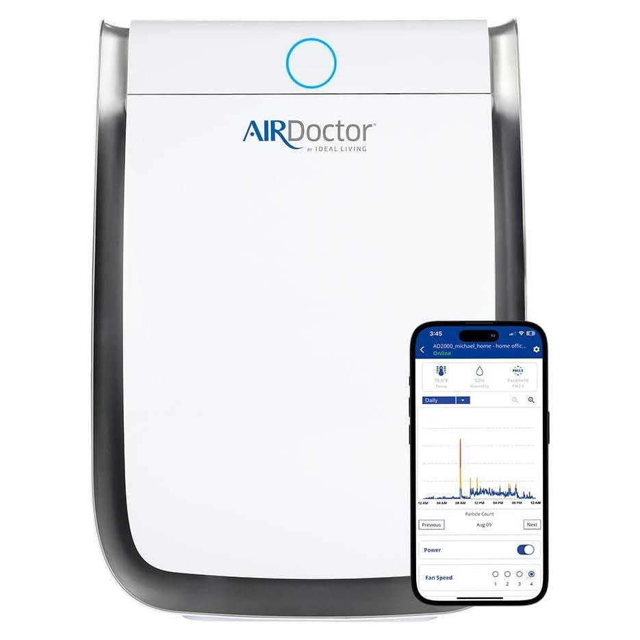 Purificador de Aire AirDoctor 3500i Smart 58.6 m² 3 Etapas