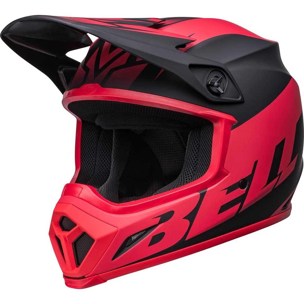 Casco de Motocross BELL MX-9 MIPS Grande Negro/Rojo