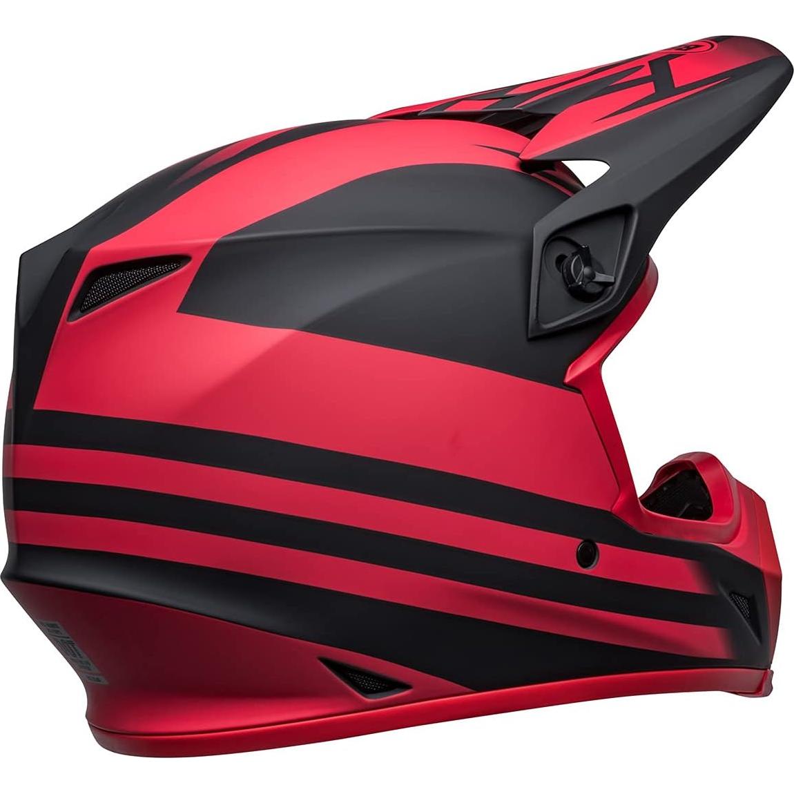 Casco de Motocross BELL MX-9 MIPS Grande Negro/Rojo