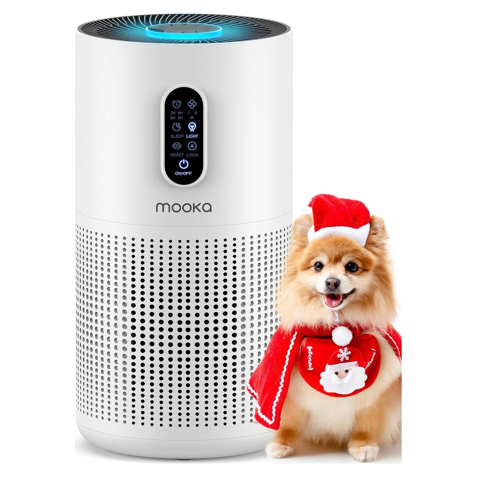 Purificador de Aire HEPA Mooka B-D03 para Mascotas 139 m²