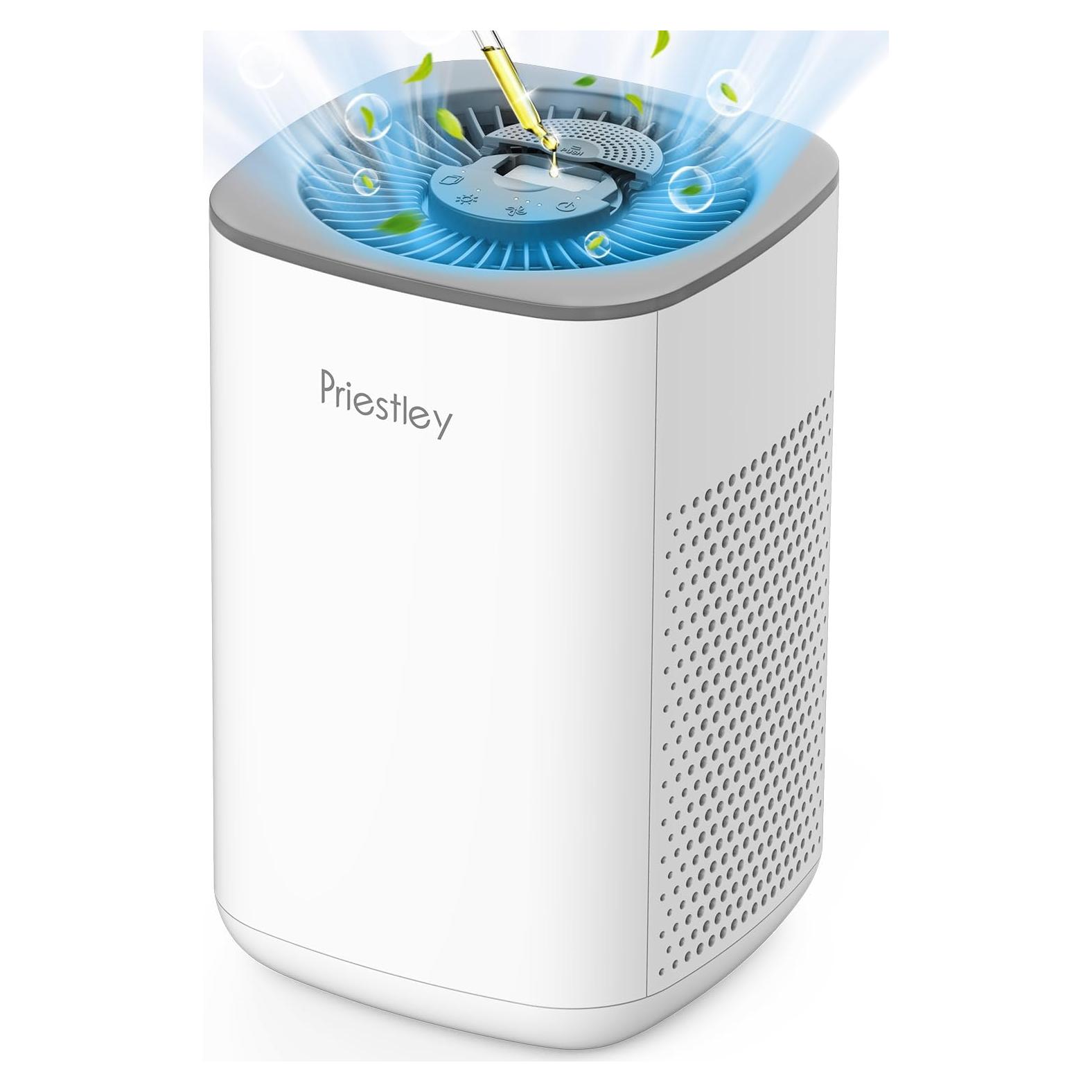 Purificador de Aire Priestley PEQUEÑO 32.2 m² HEPA Difusor