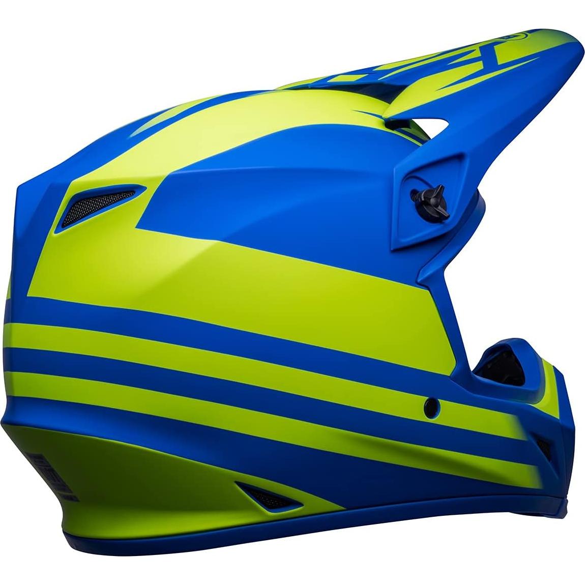 Casco de Motocross BELL MX-9 MIPS - Azul Clásico Hi-viz