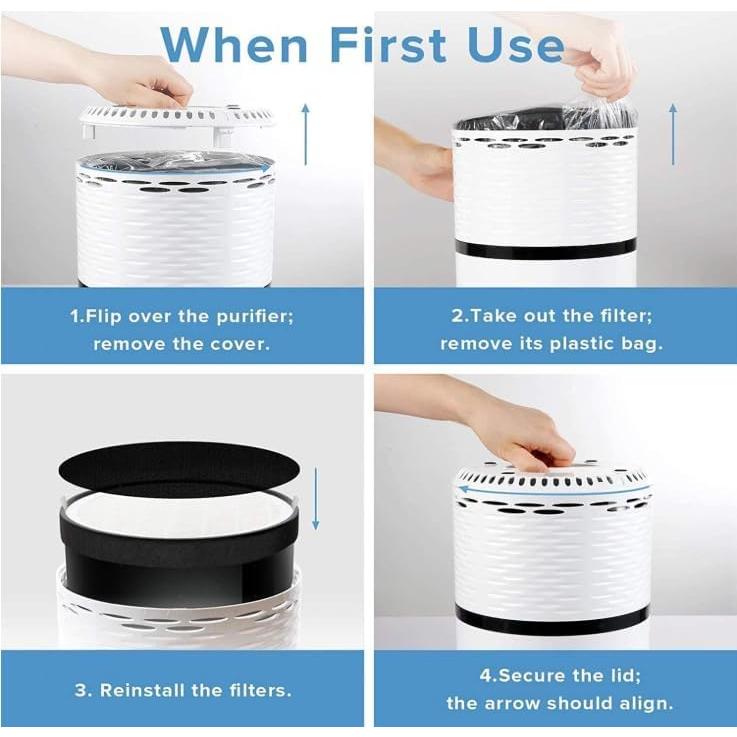 Filtro de Reemplazo LEVOIT LV-H132, Carbón Activado 1 Paquete