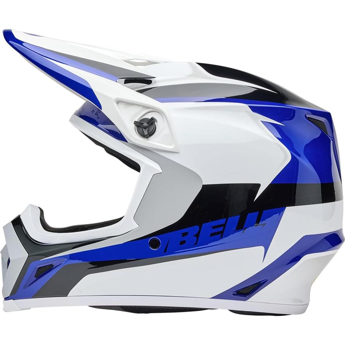 Casco de Motocross BELL MX-9 MIPS Azul/Blanco 2.22 kg
