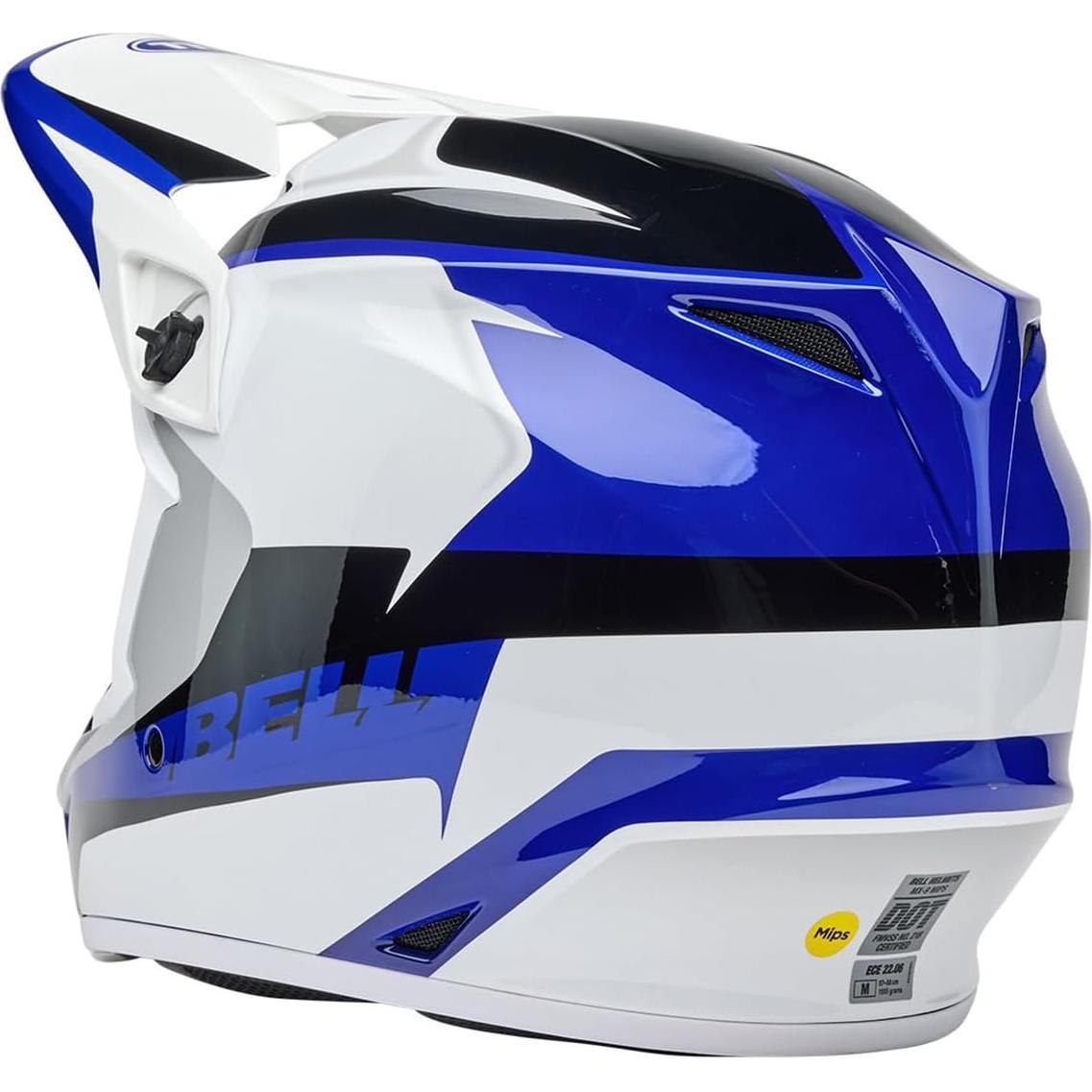 Casco de Motocross BELL MX-9 MIPS Azul/Blanco 2.22 kg