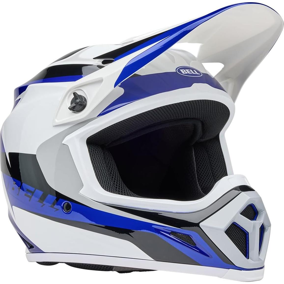 Casco de Motocross BELL MX-9 MIPS Azul/Blanco 2.22 kg