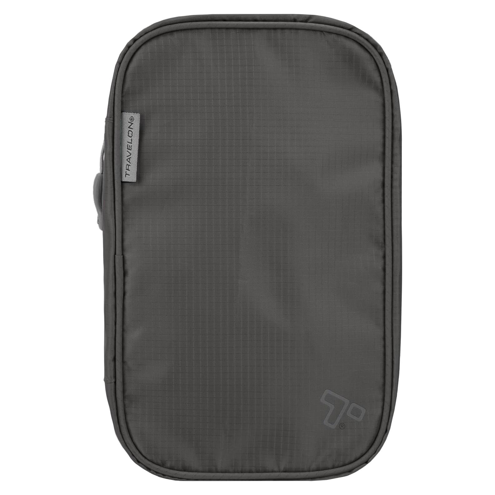 Kit de Aseo Colgante Compacto Travelon - Carbón, 40.64x22.86 cm