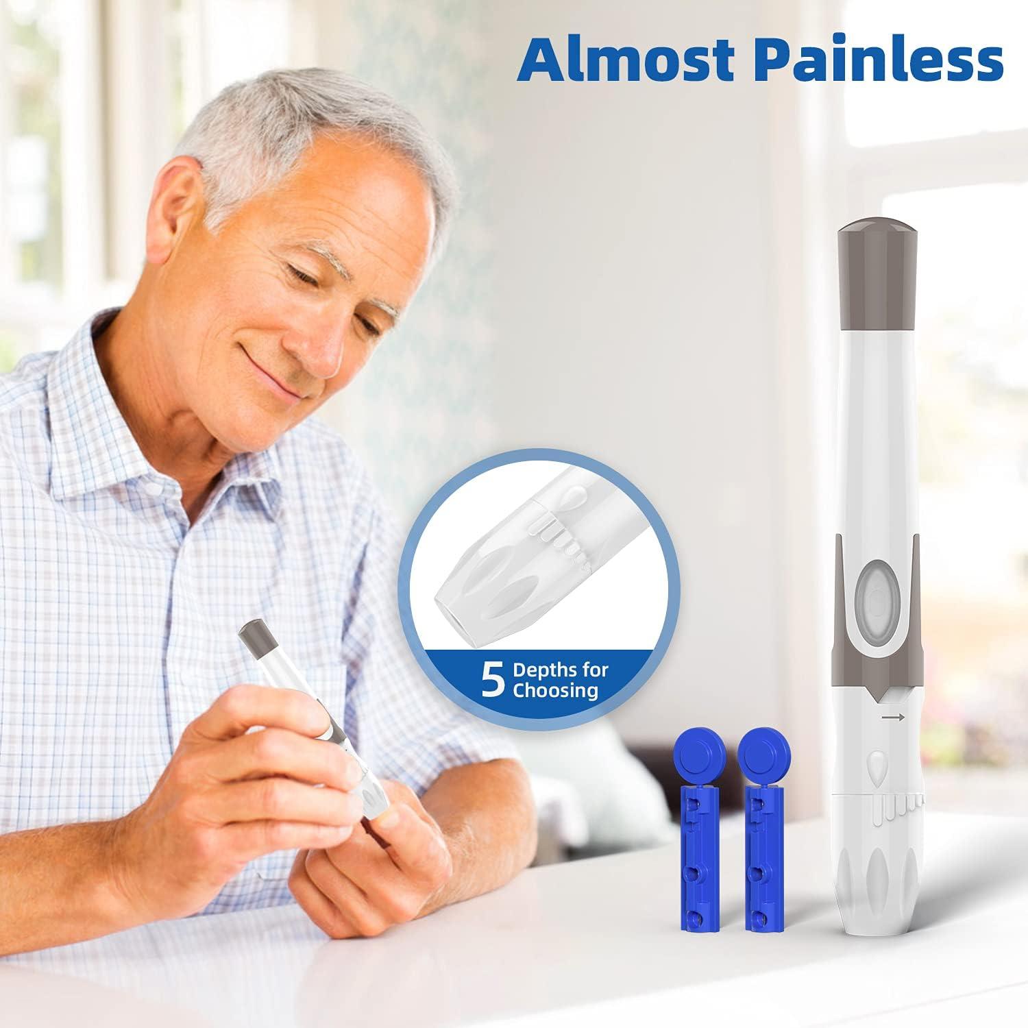 Kit de Monitor de Glucosa Metene TD-4116 con 100 Tiras y Lancetas