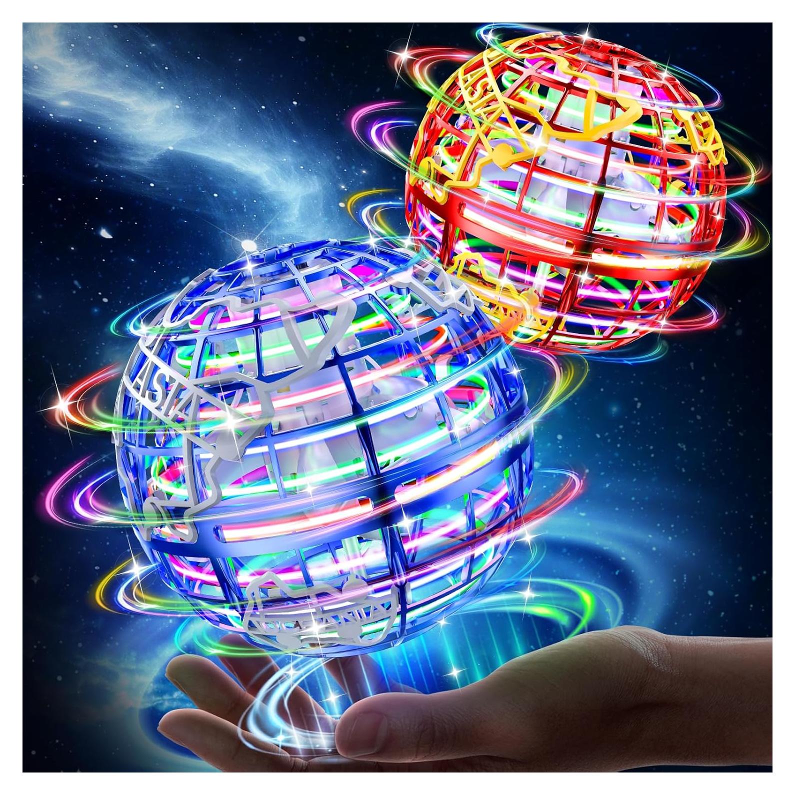 Bola Orbital Voladora RIEYON 10.67 cm 6 Efectos RGB Juguete