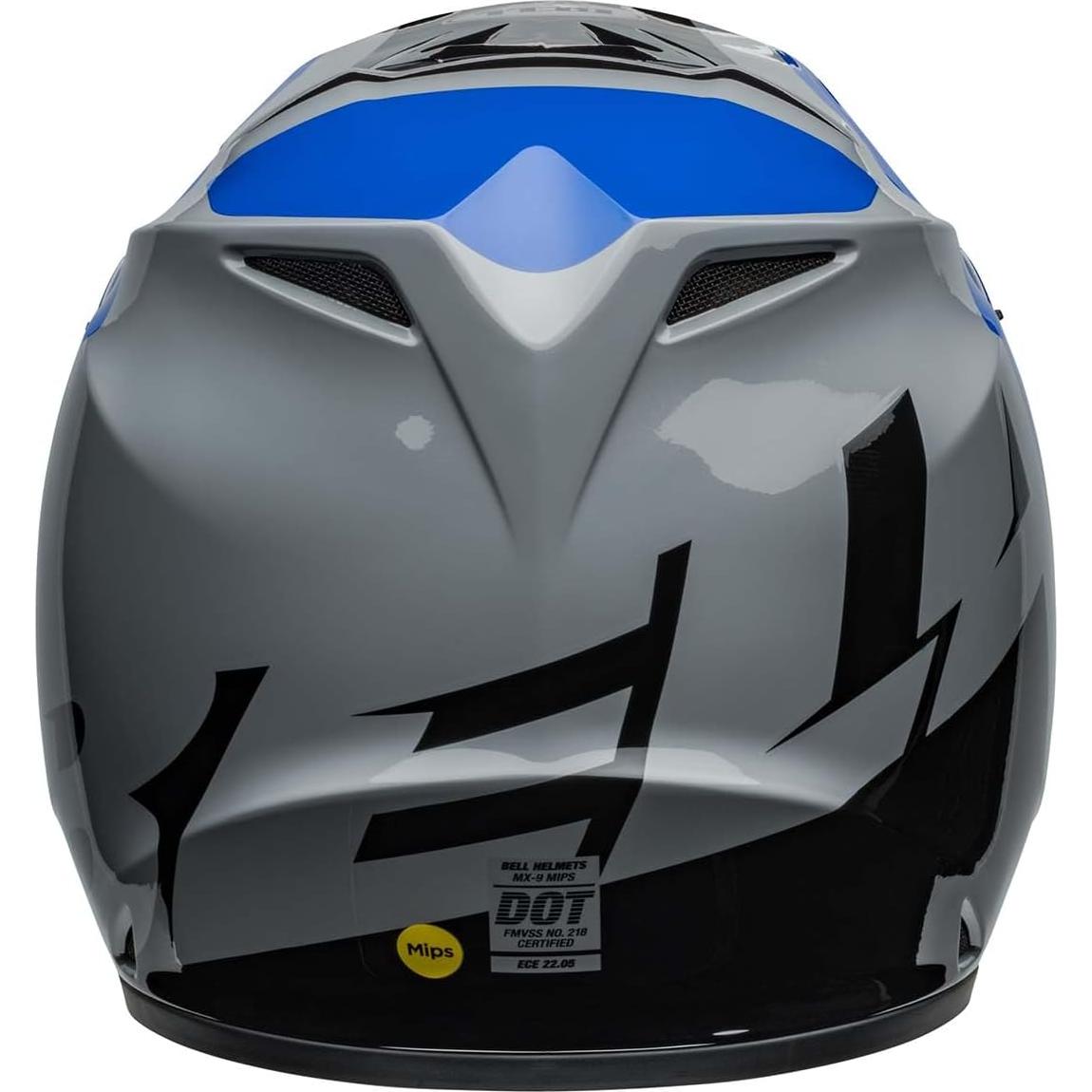 Casco de Motocross BELL MX-9 MIPS Unisex X-Large Azul