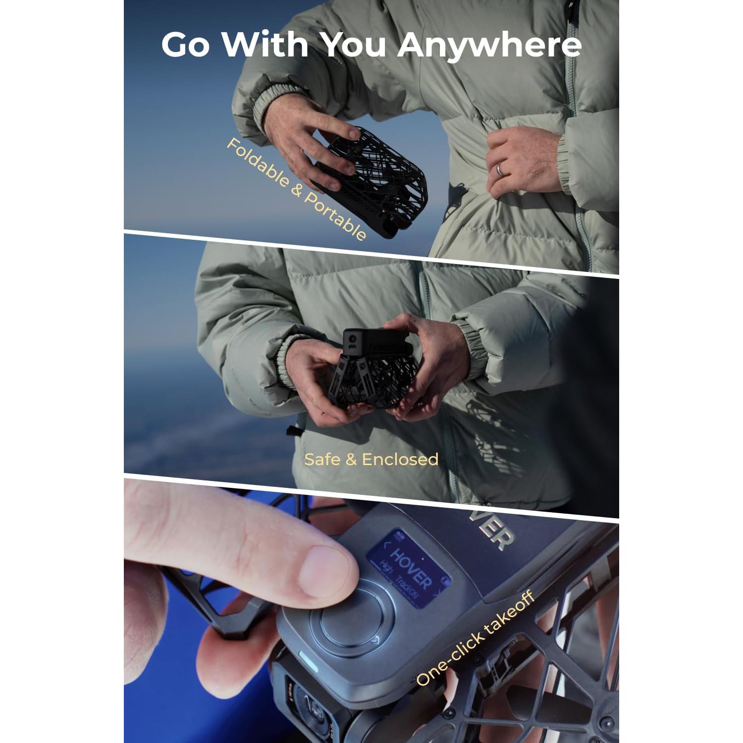 Drone HOVERAir X1 PRO 4K Plegable con Cámara y EIS