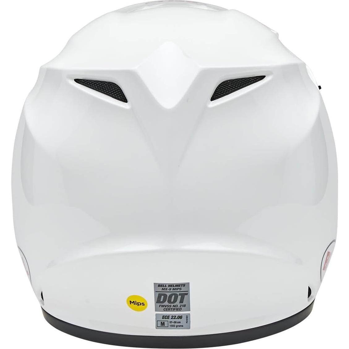 Casco de Motocross BELL MX-9 MIPS Blanco 3X-Grande