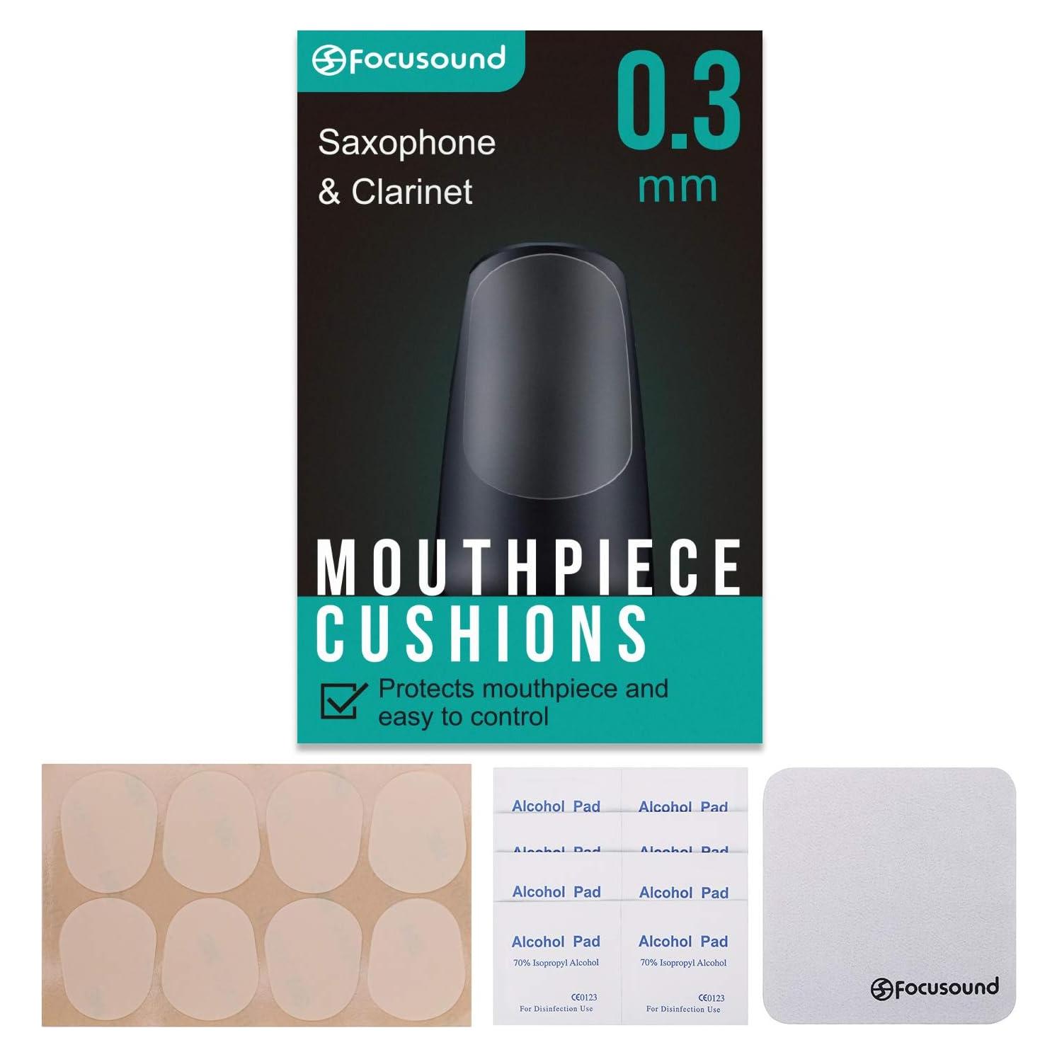 Cojines de Boquilla para Saxofón y Clarinete Focusound 0.3mm