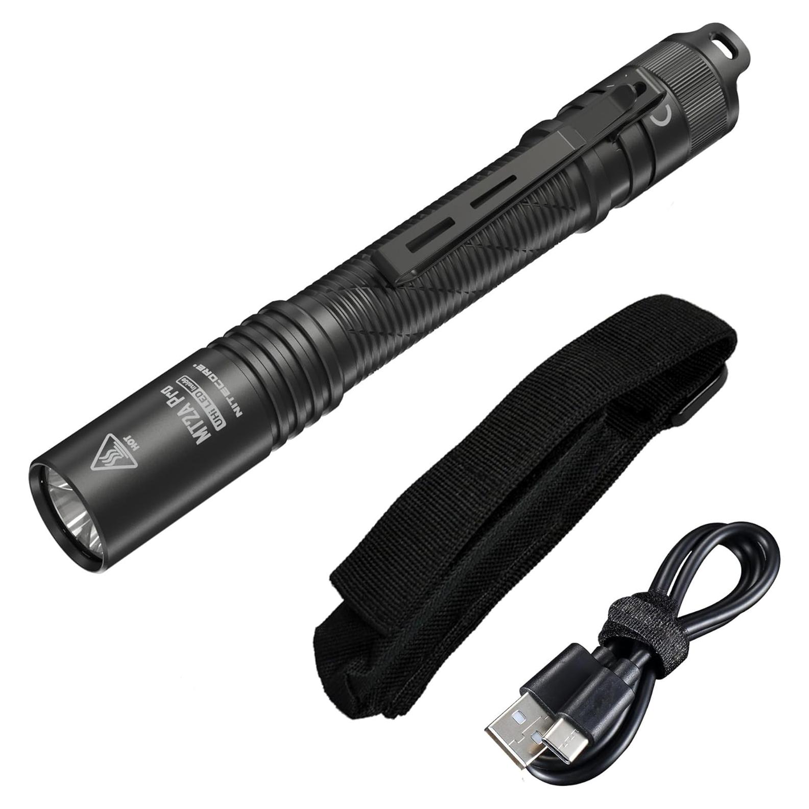 Linterna EDC Nitecore MT2A Pro, 1000 Lúmenes, Recargable USB-C