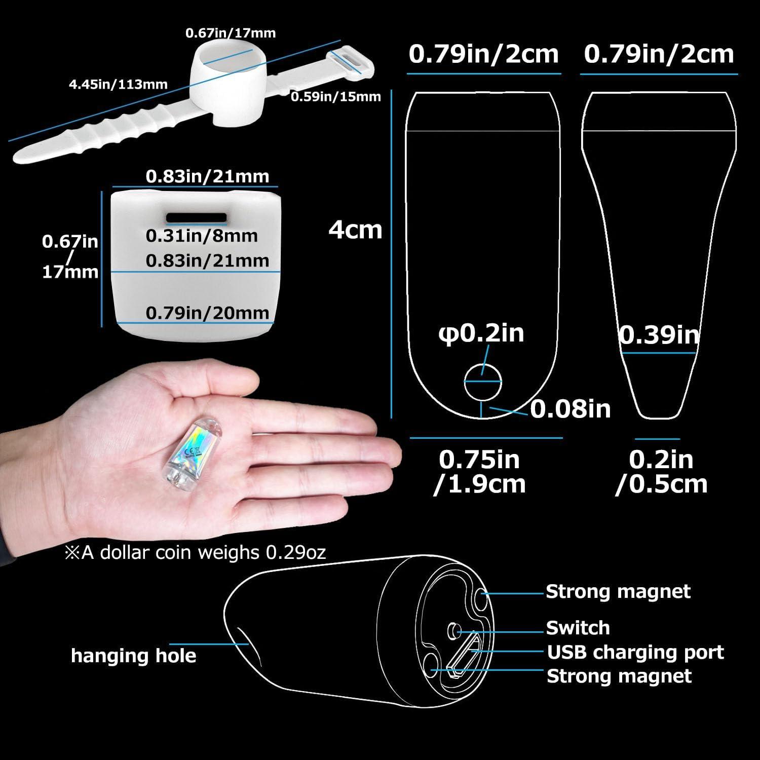 Linterna LED Mini DOKEEP GD2 USB Recargable a Prueba de Agua