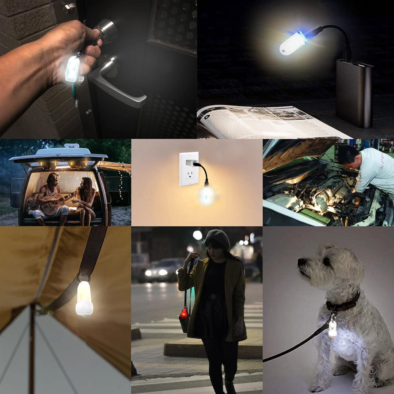 Linterna LED Mini DOKEEP GD2 USB Recargable a Prueba de Agua